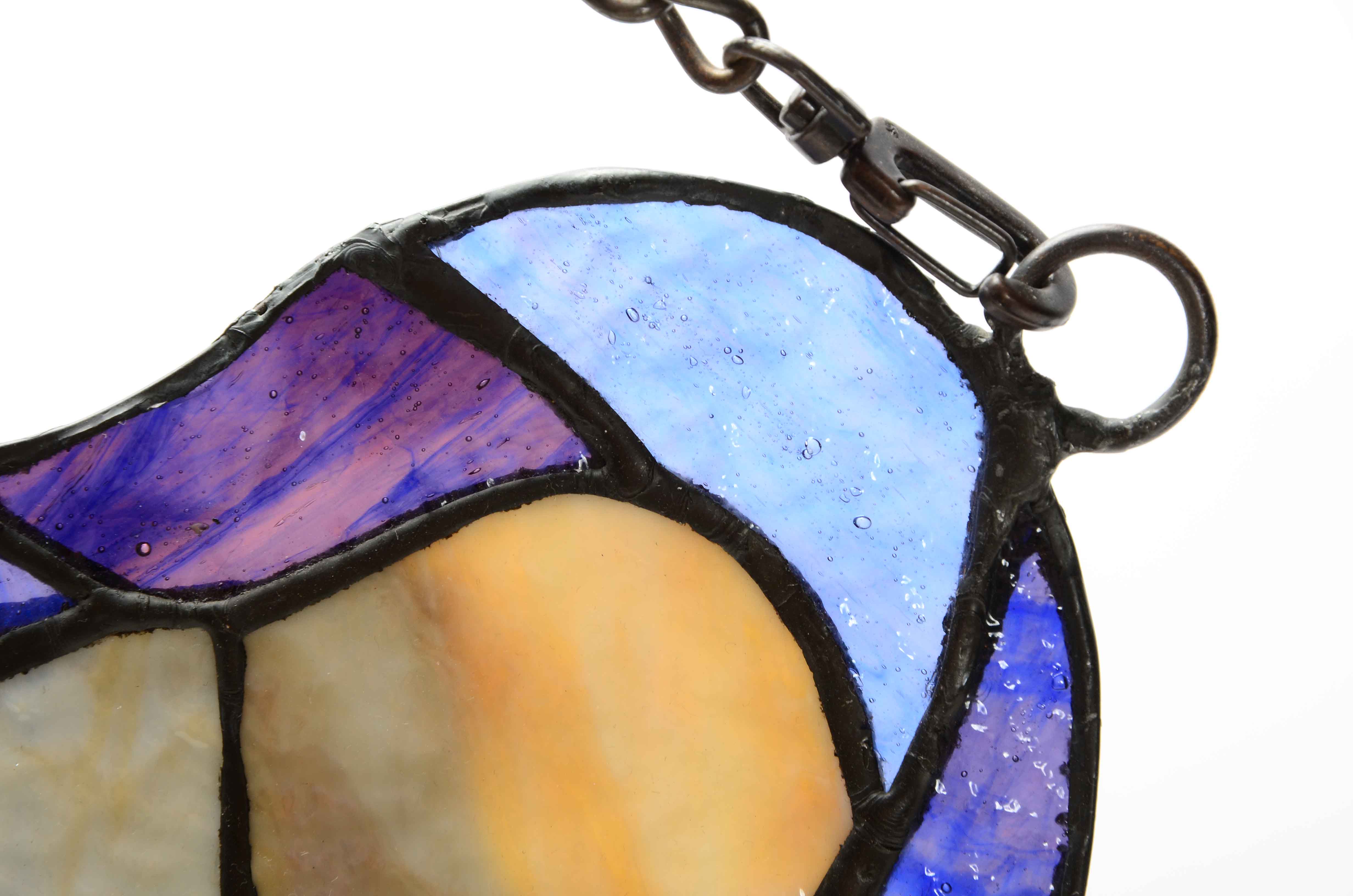 Hanging Stained Glass Panel