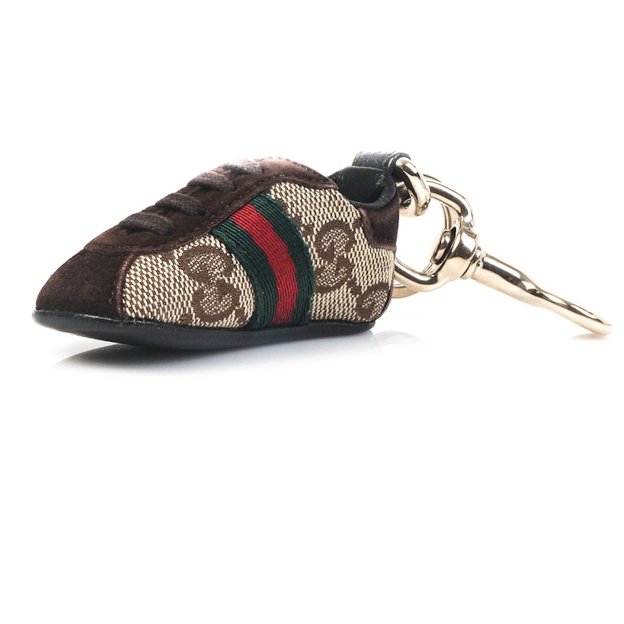 Gucci Monogrammed Sneaker Keychain