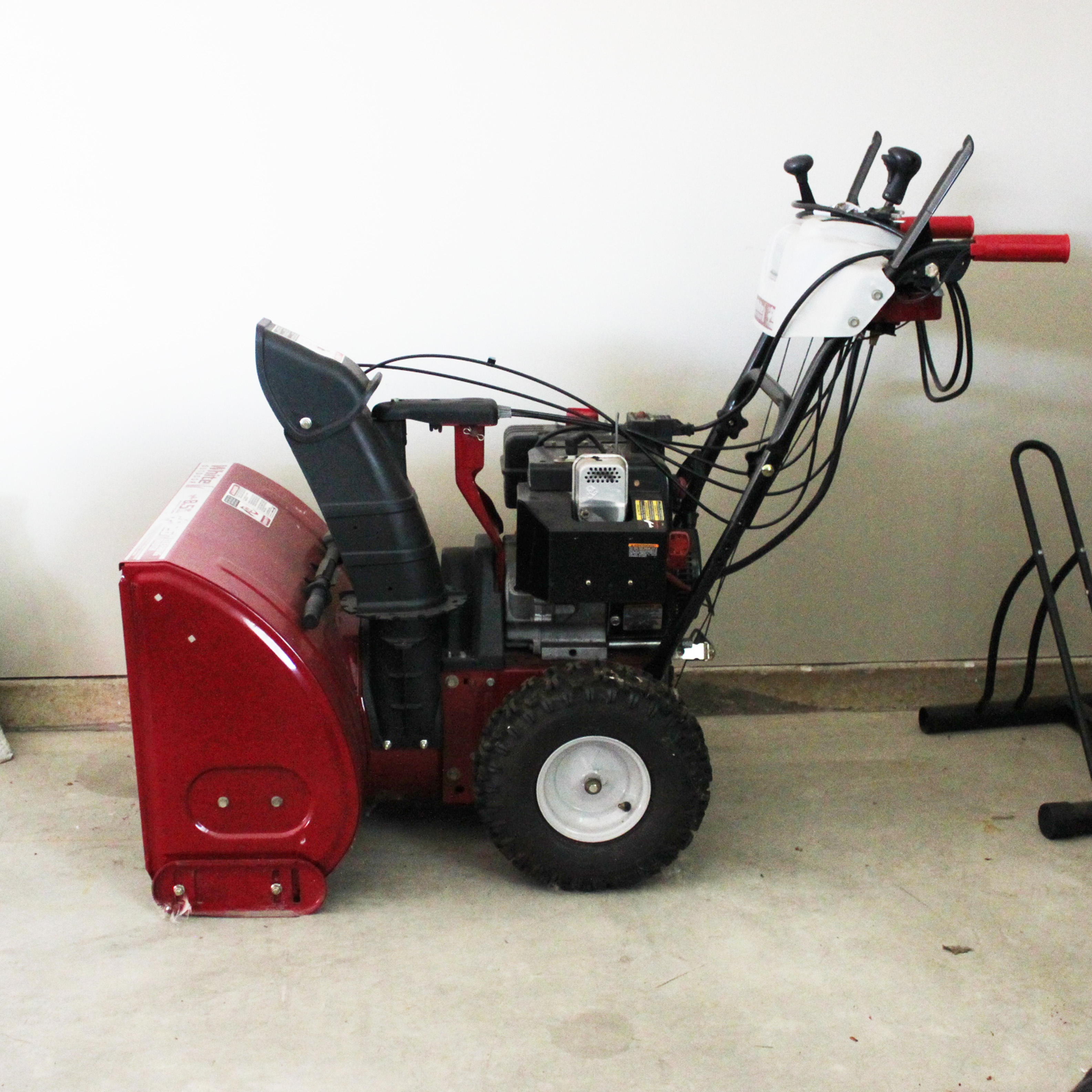 White Outdoor "Tecumsah" Snow Blower
