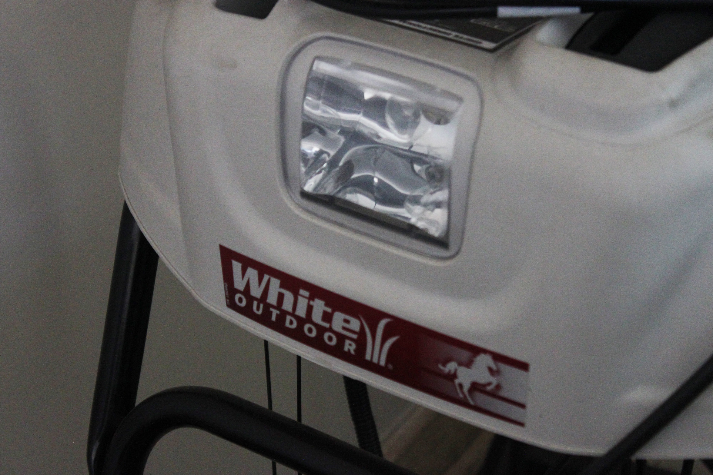 White Outdoor "Tecumsah" Snow Blower