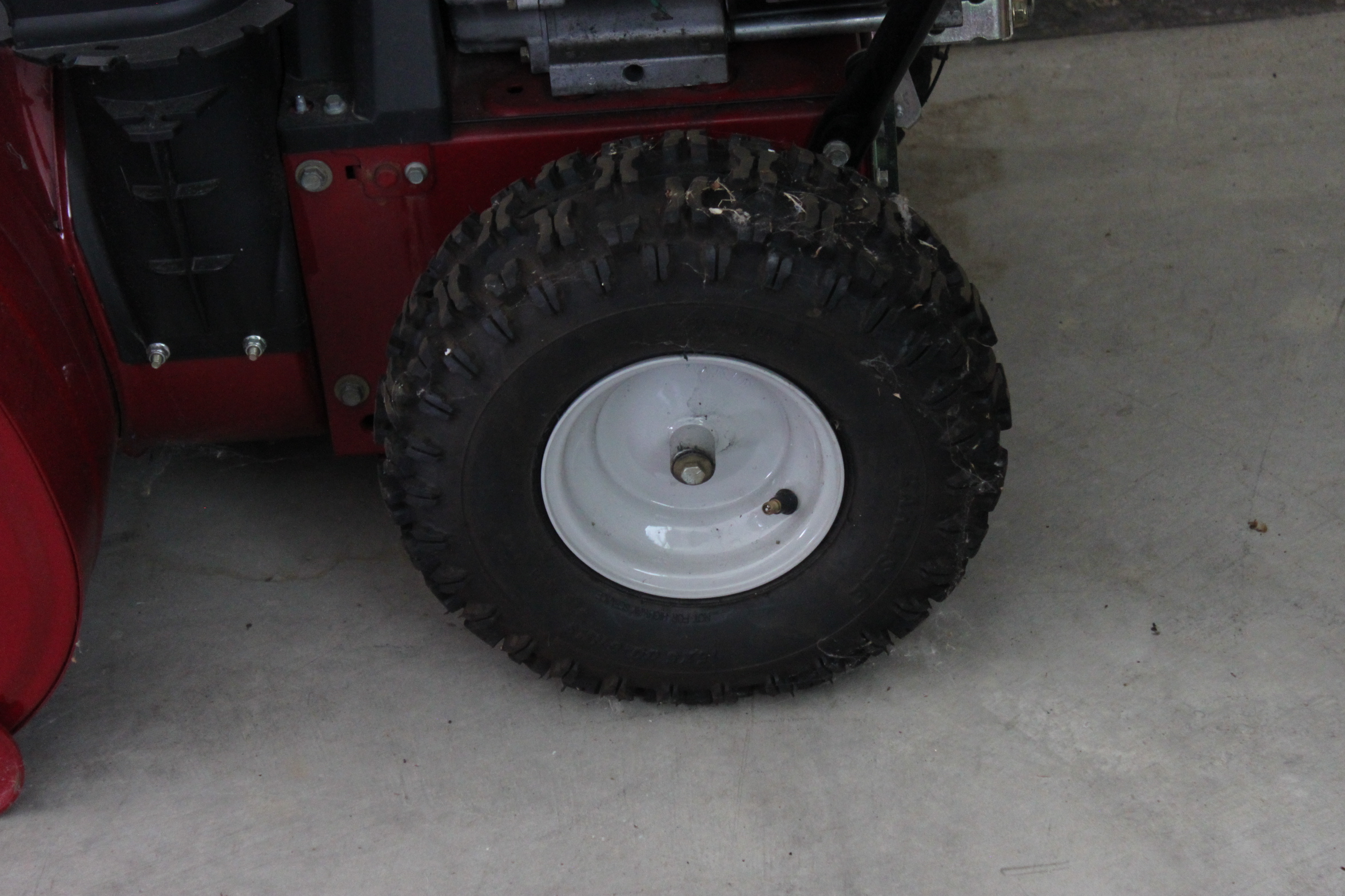 White Outdoor "Tecumsah" Snow Blower