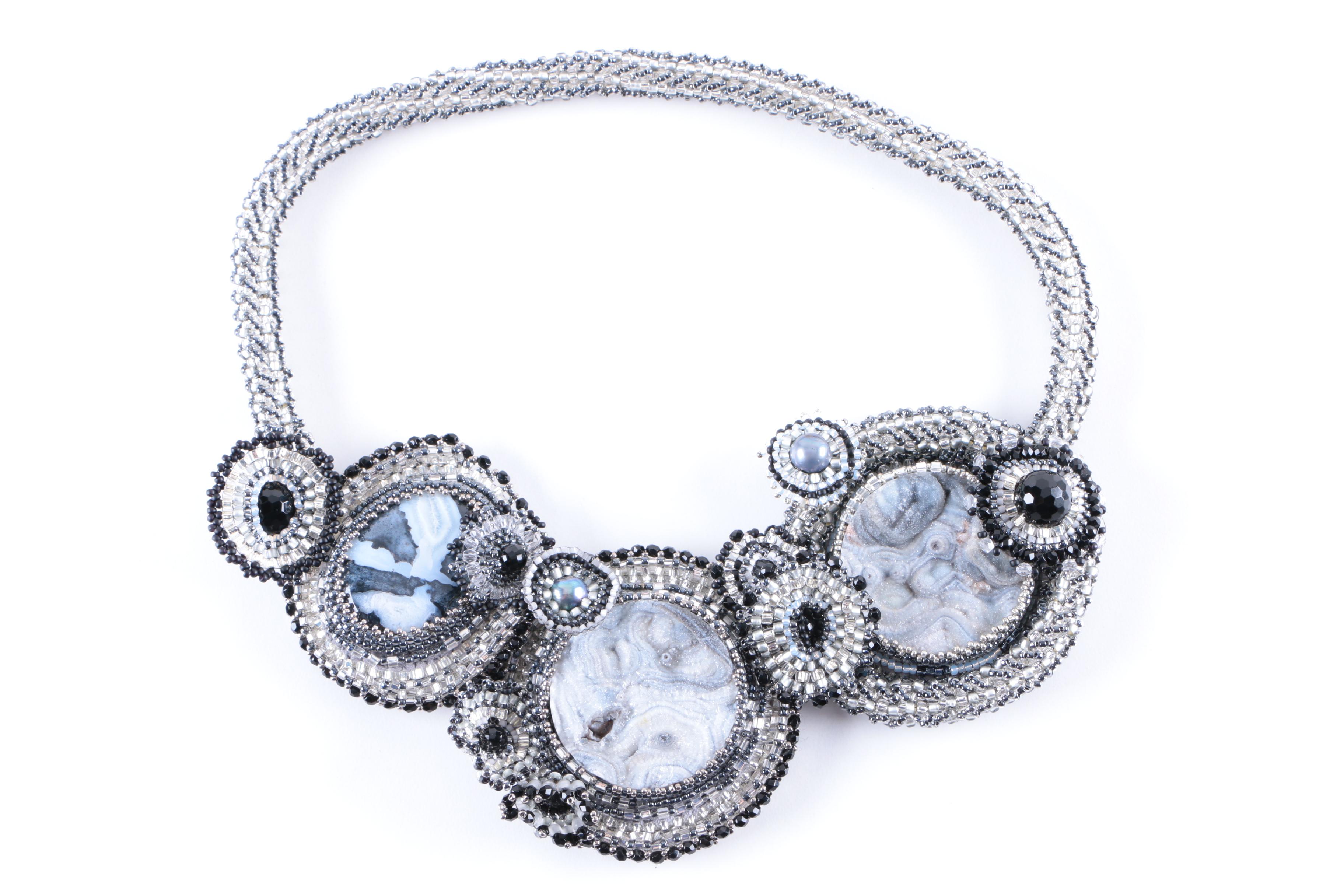 Sharon Edelman "Walk on the Moon" Necklace