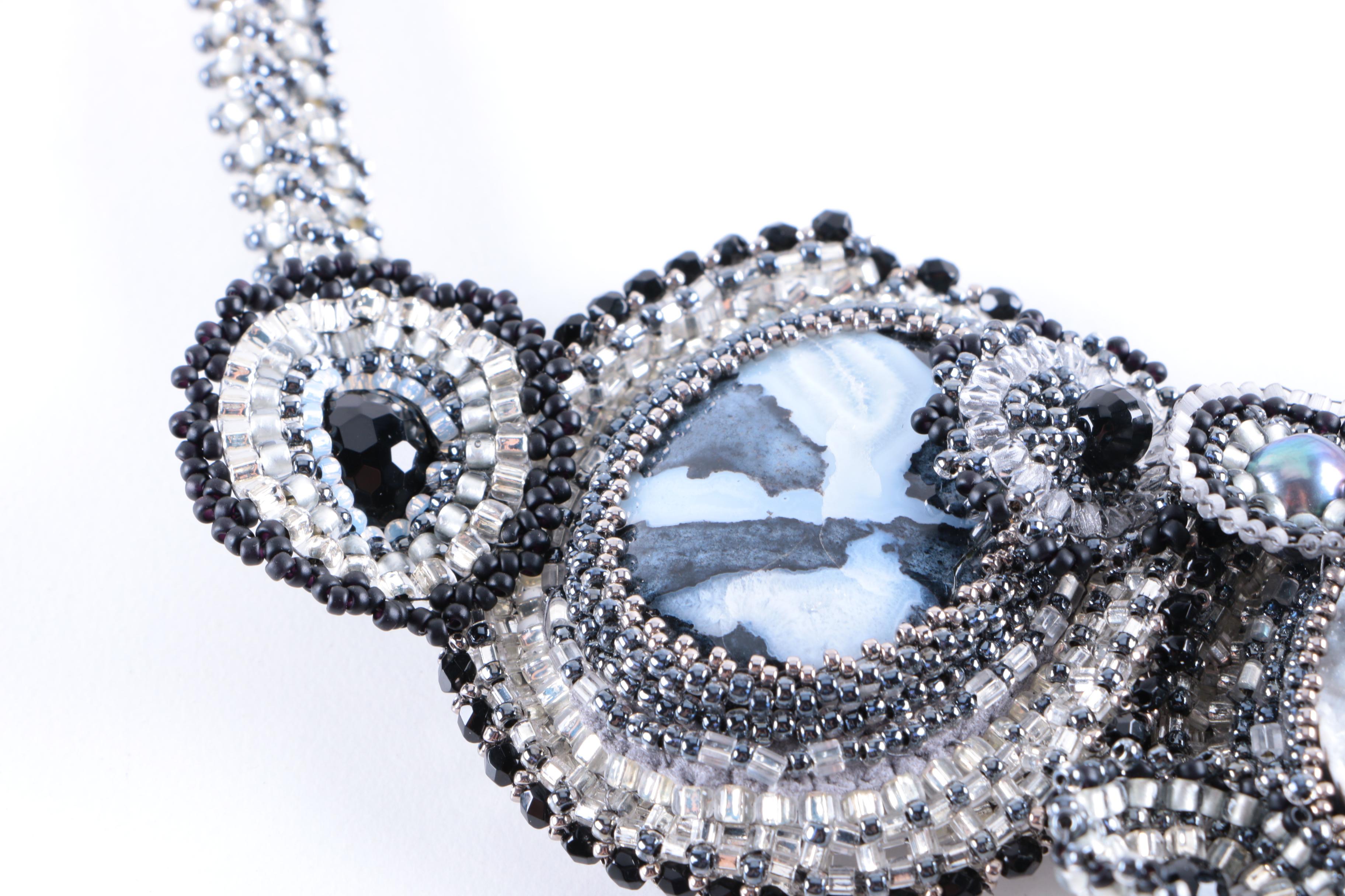 Sharon Edelman "Walk on the Moon" Necklace