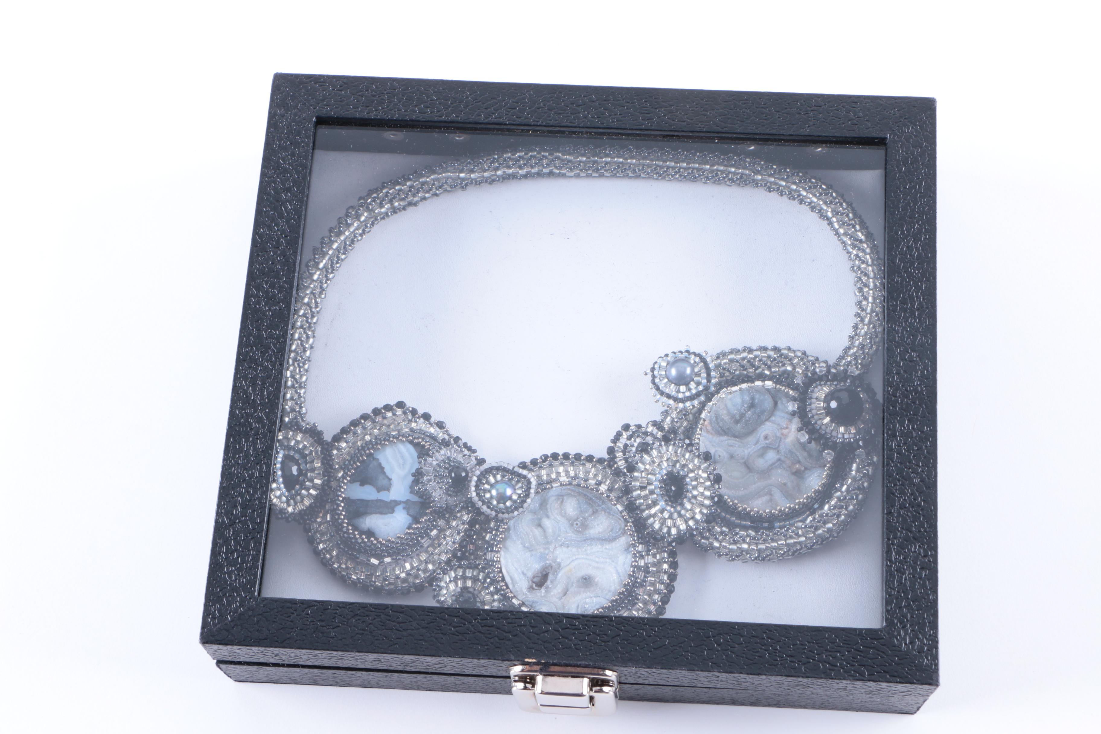 Sharon Edelman "Walk on the Moon" Necklace