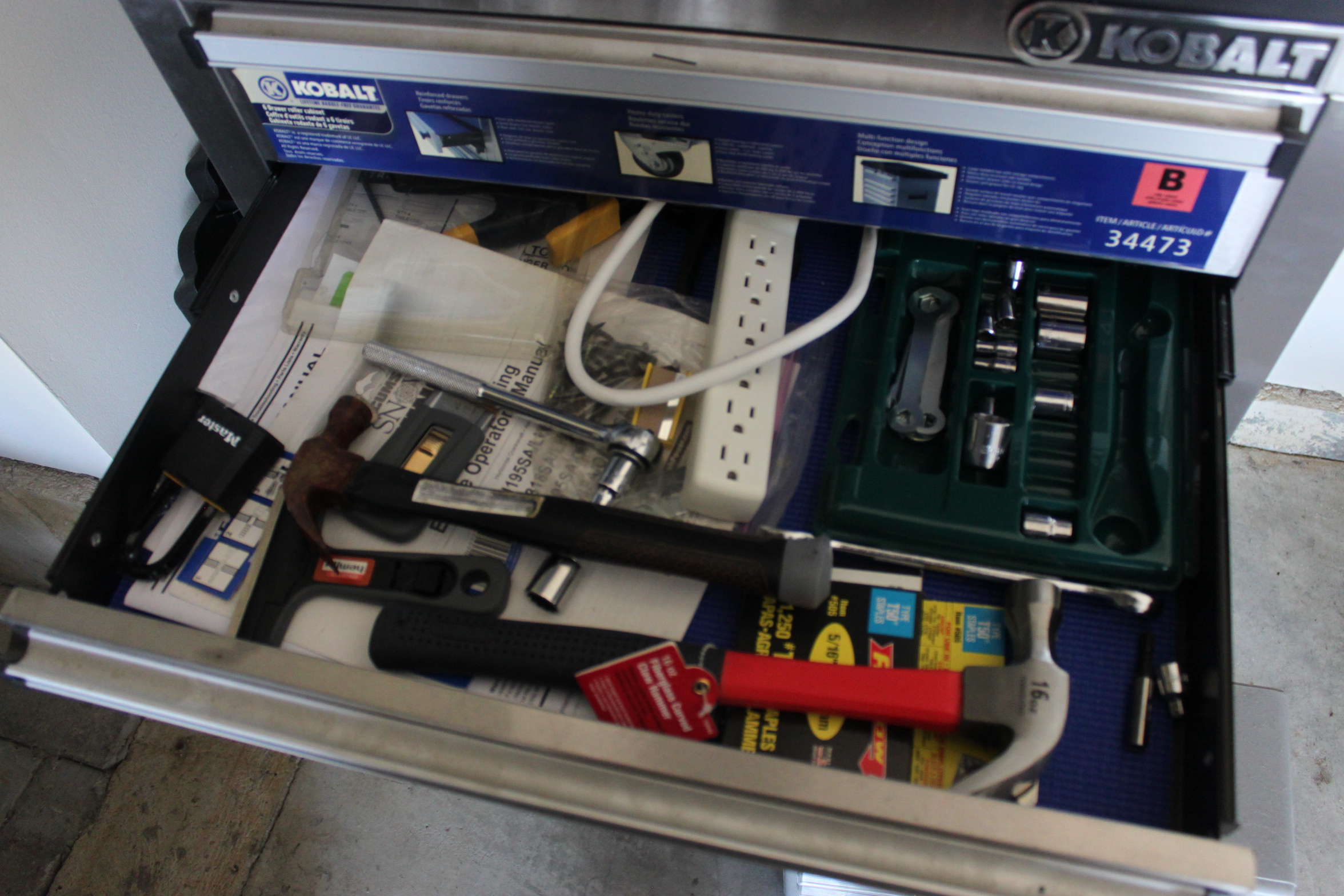 Kobalt Rolling Tool Chest with Tools