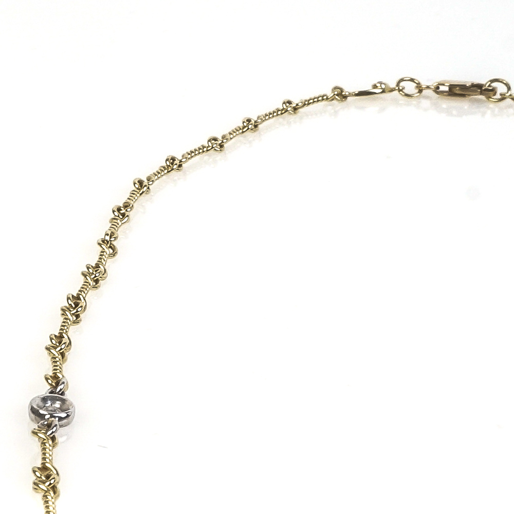 Roberto Coin 18K Two-Tone Gold and Diamond Station Necklace