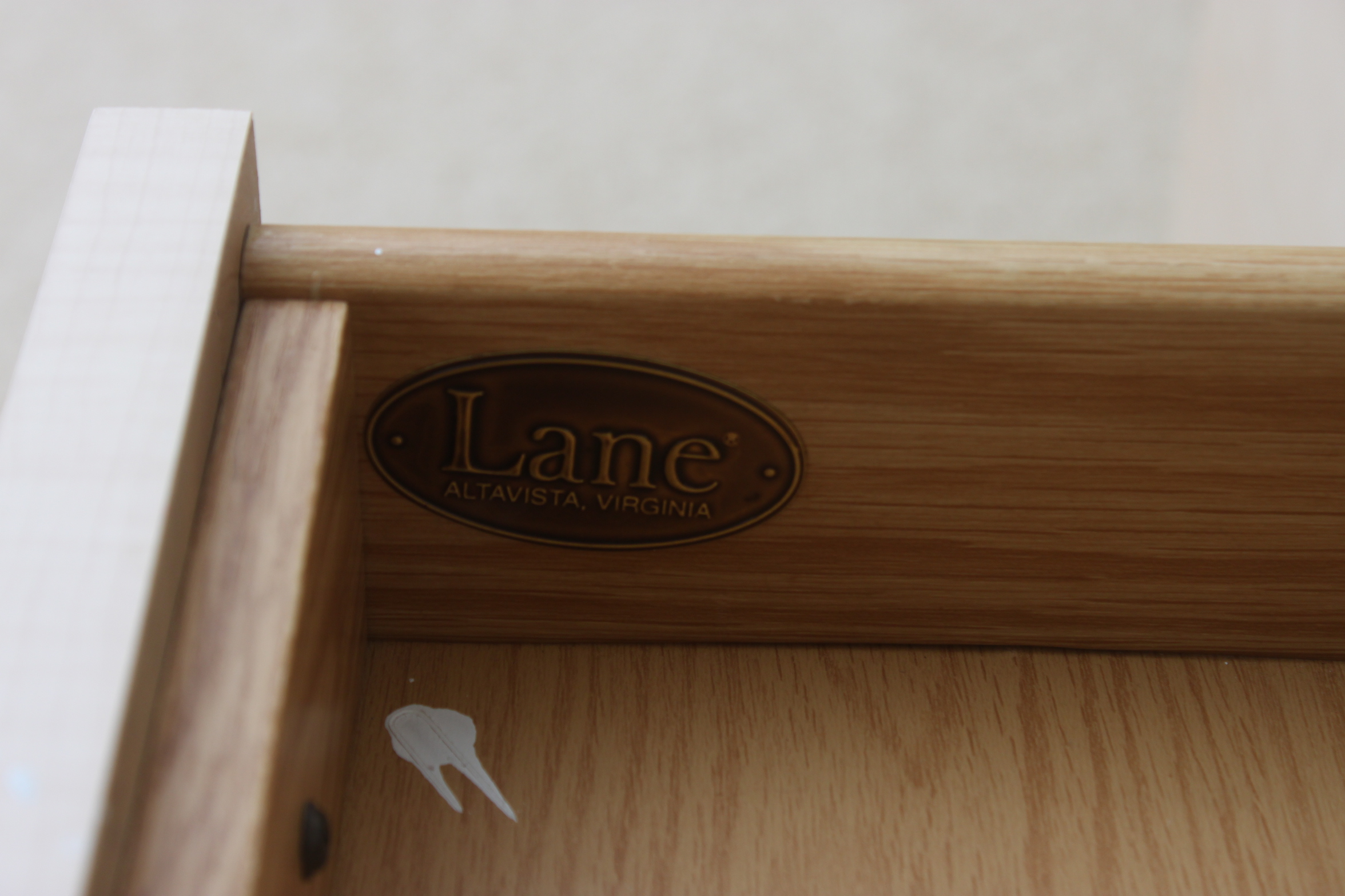 Wood Desks and Filing Cabinet by Lane