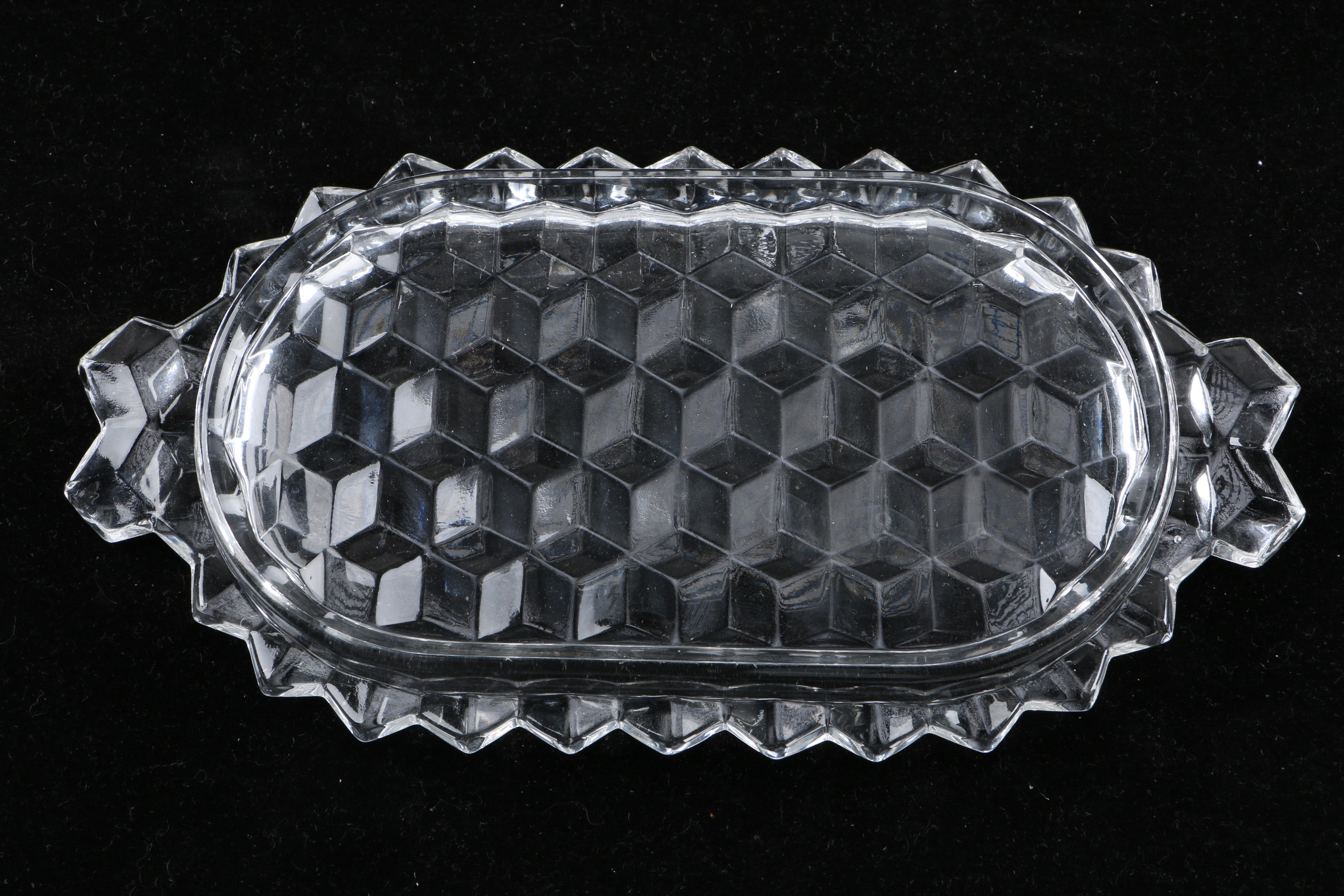 Set of Mainly Fostoria "American" Glass Dinnerware and Serveware