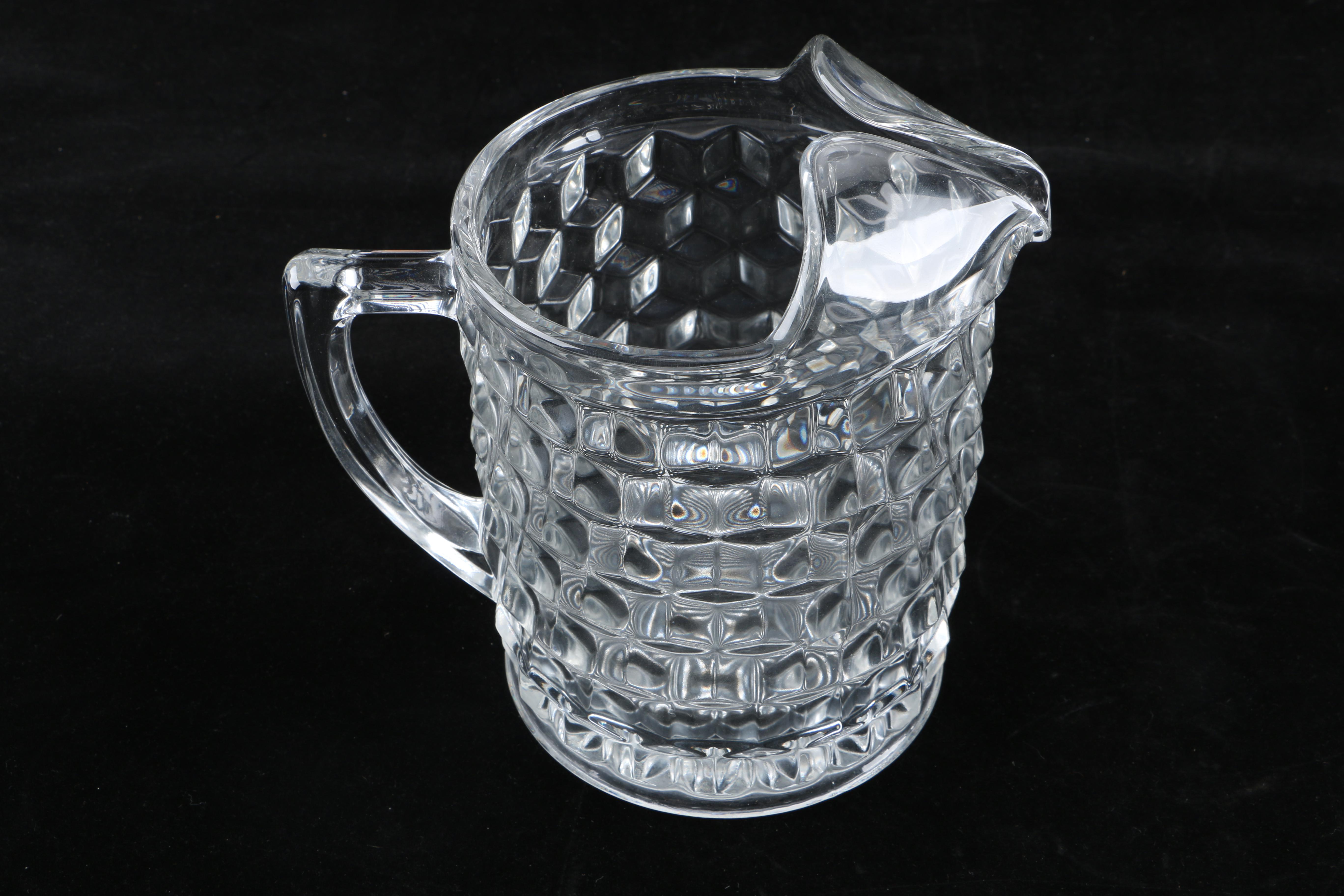 Set of Mainly Fostoria "American" Glass Dinnerware and Serveware