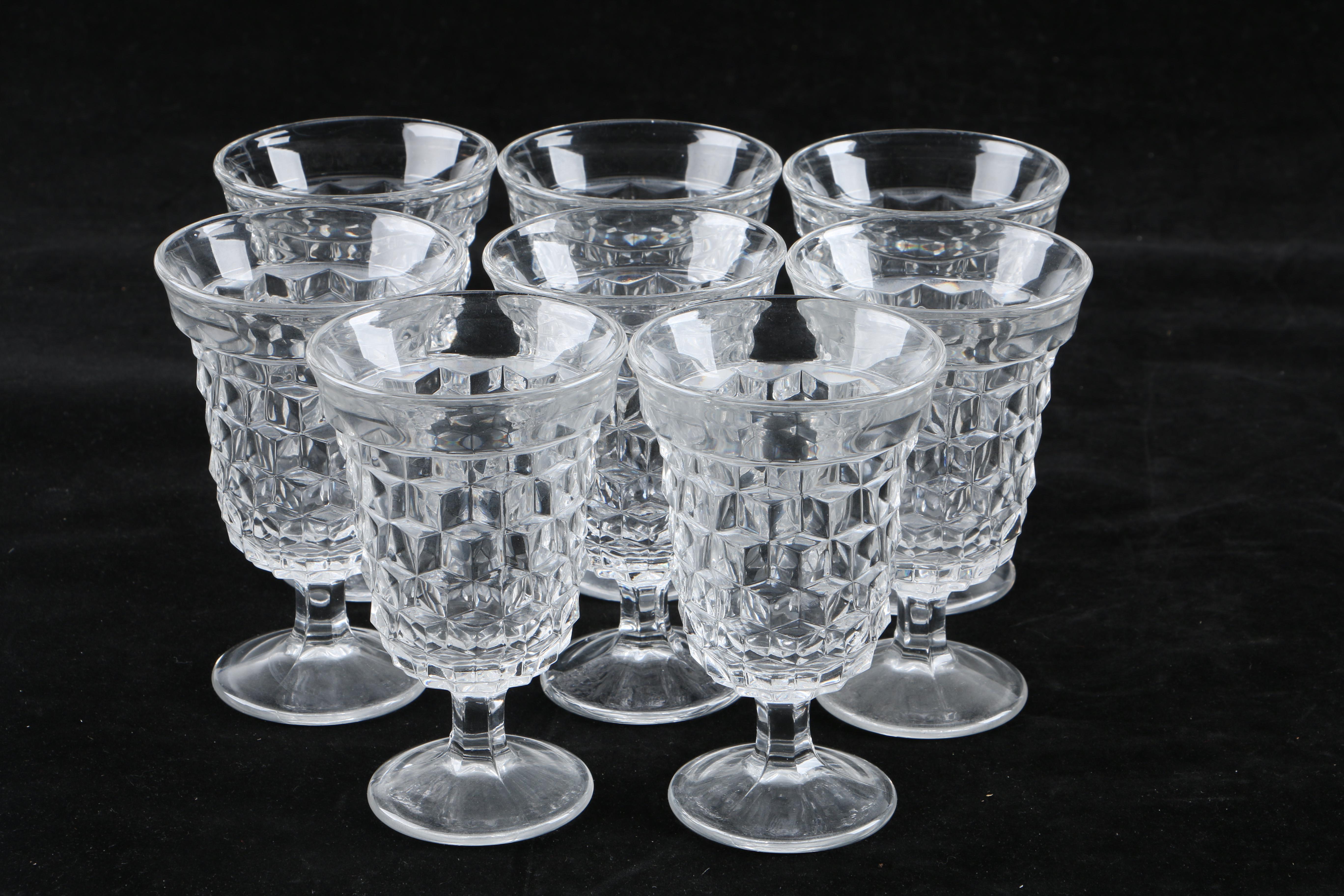 Set of Mainly Fostoria "American" Glass Dinnerware and Serveware