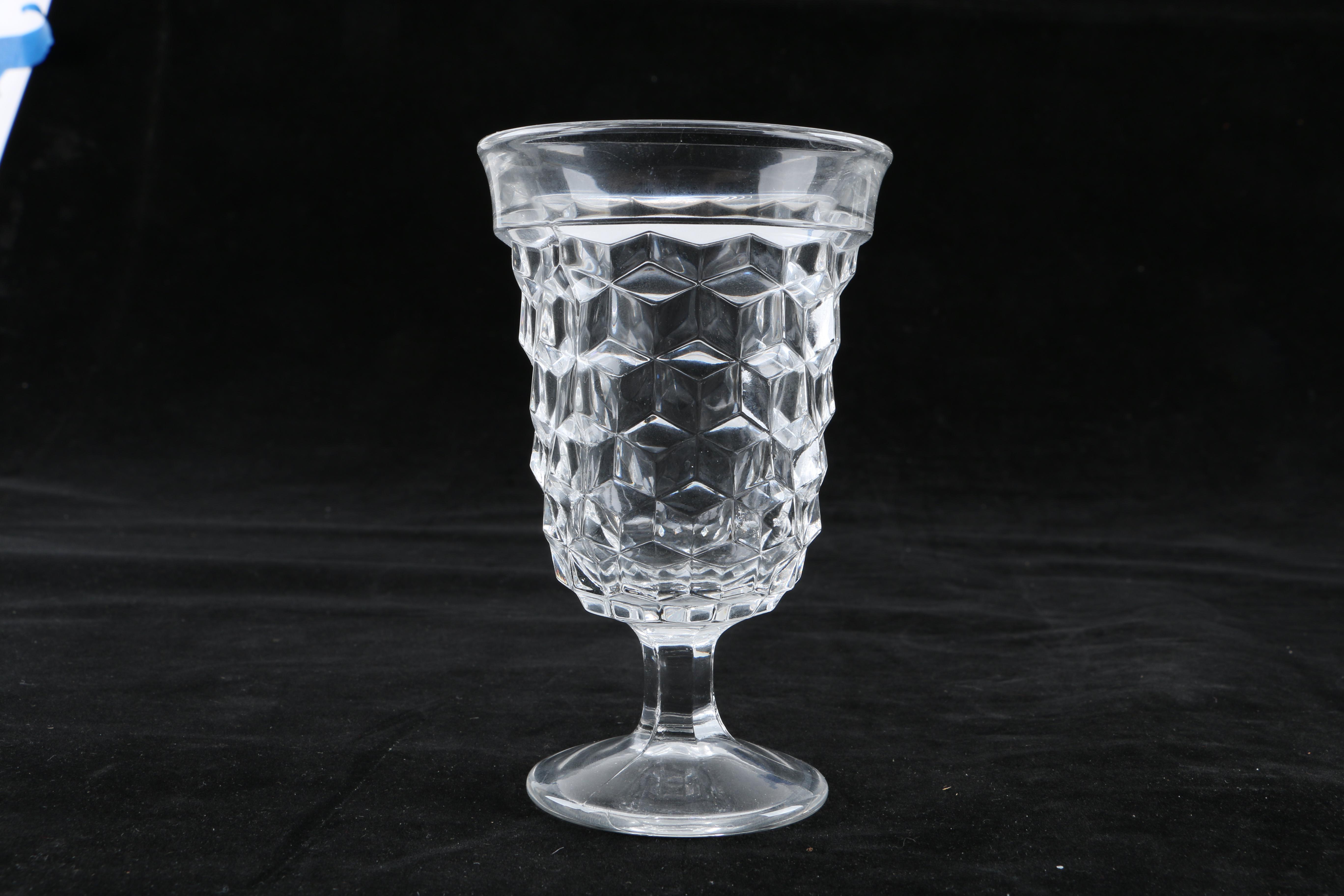 Set of Mainly Fostoria "American" Glass Dinnerware and Serveware