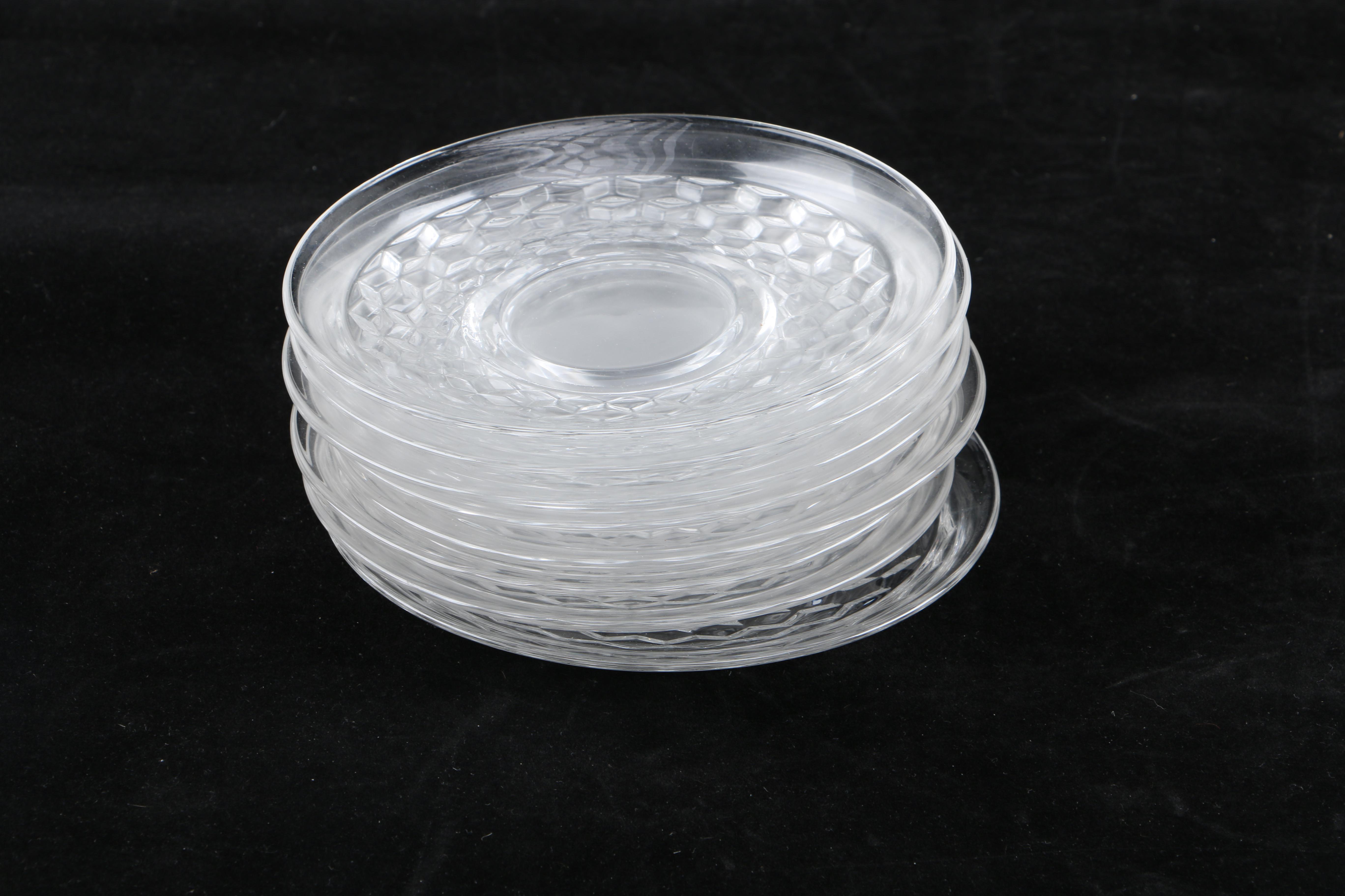 Set of Mainly Fostoria "American" Glass Dinnerware and Serveware