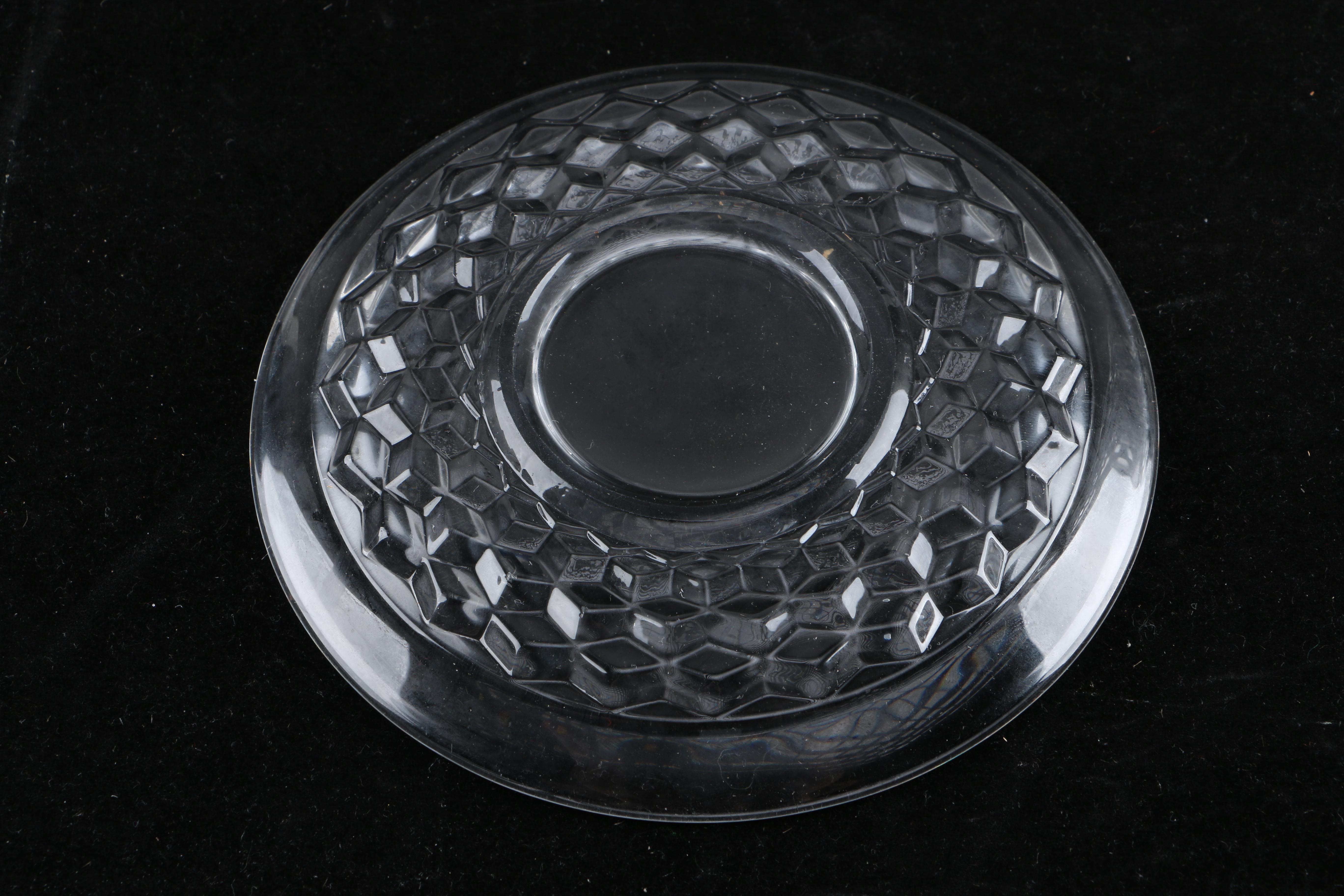 Set of Mainly Fostoria "American" Glass Dinnerware and Serveware