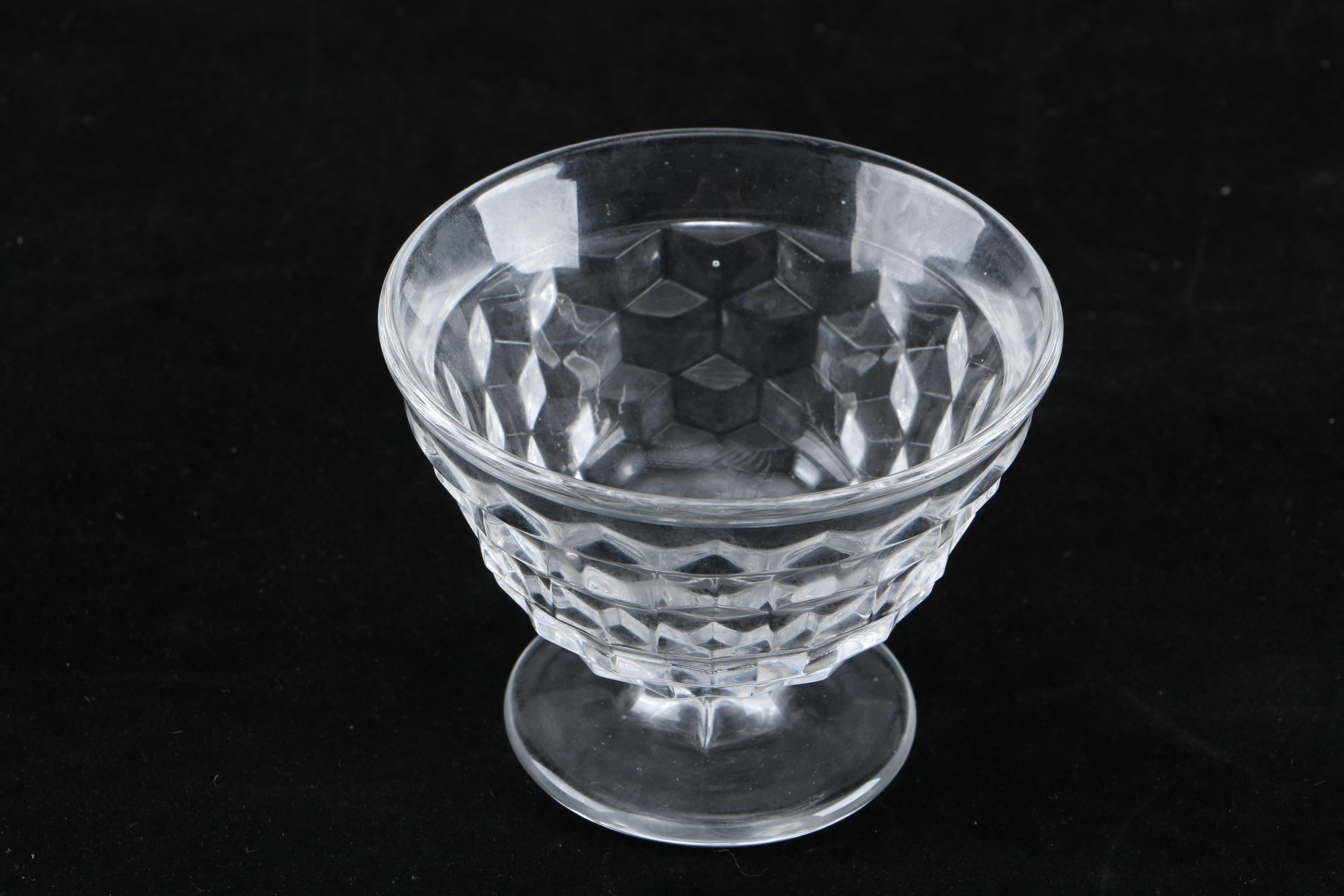 Set of Mainly Fostoria "American" Glass Dinnerware and Serveware