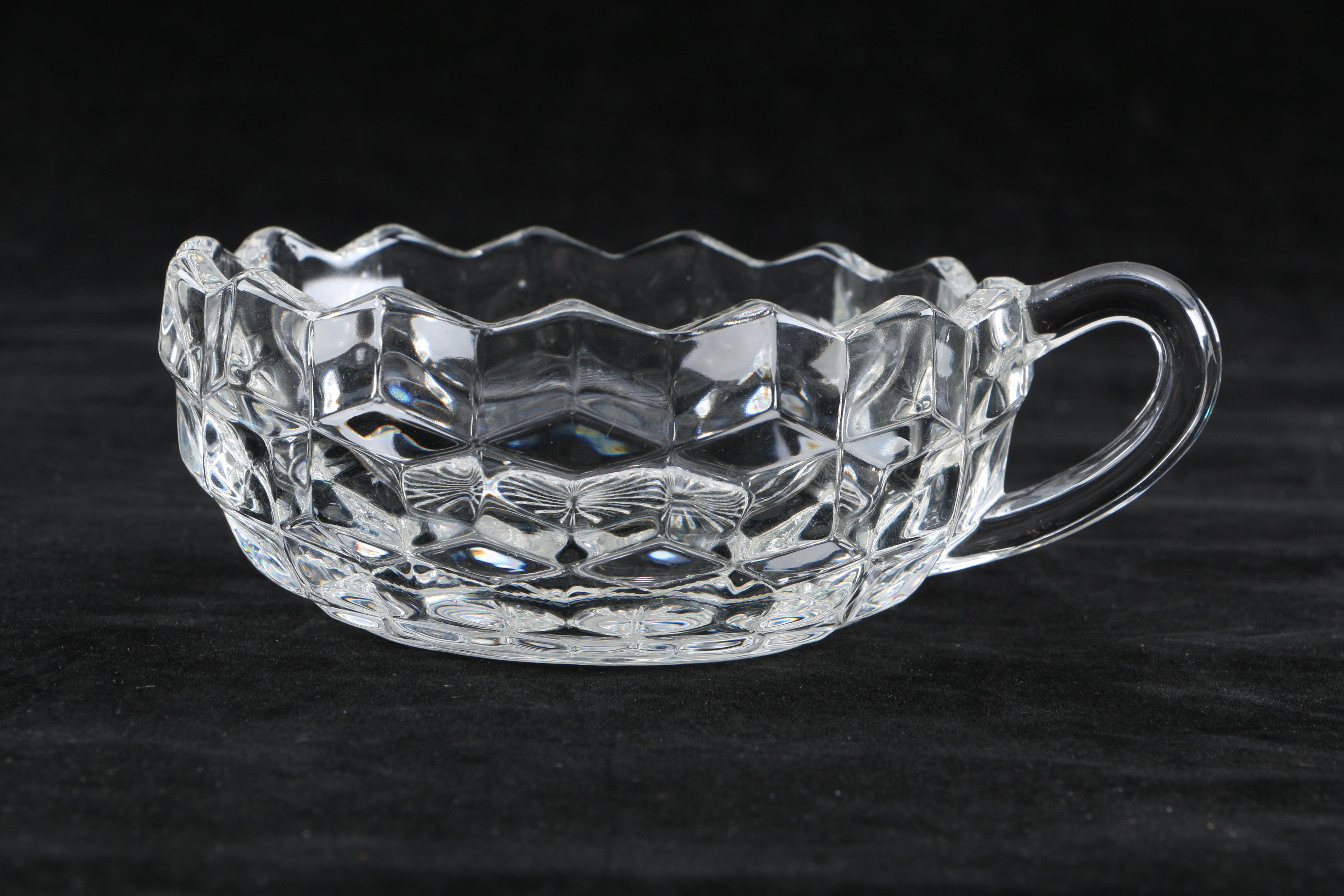 Set of Mainly Fostoria "American" Glass Dinnerware and Serveware