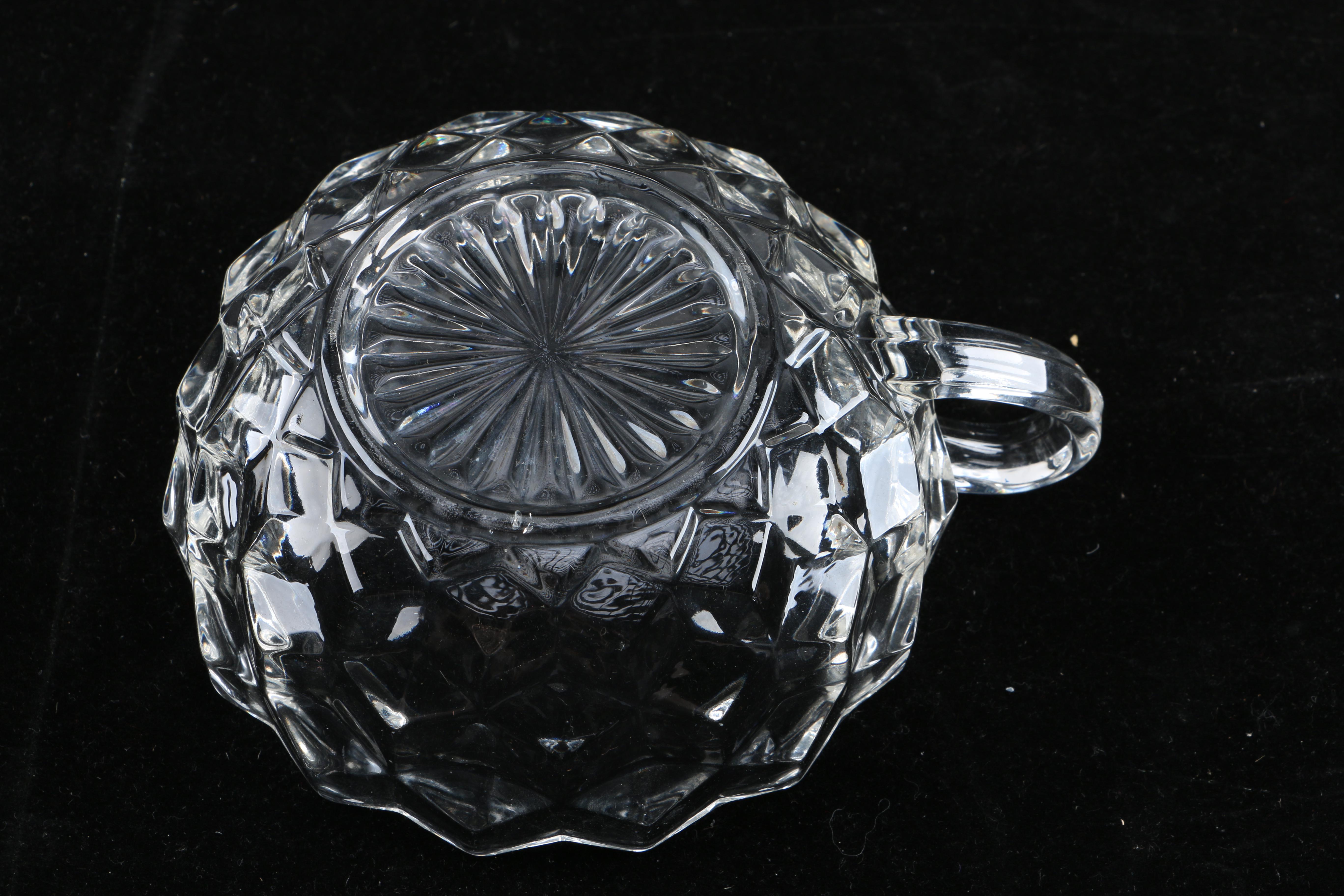 Set of Mainly Fostoria "American" Glass Dinnerware and Serveware