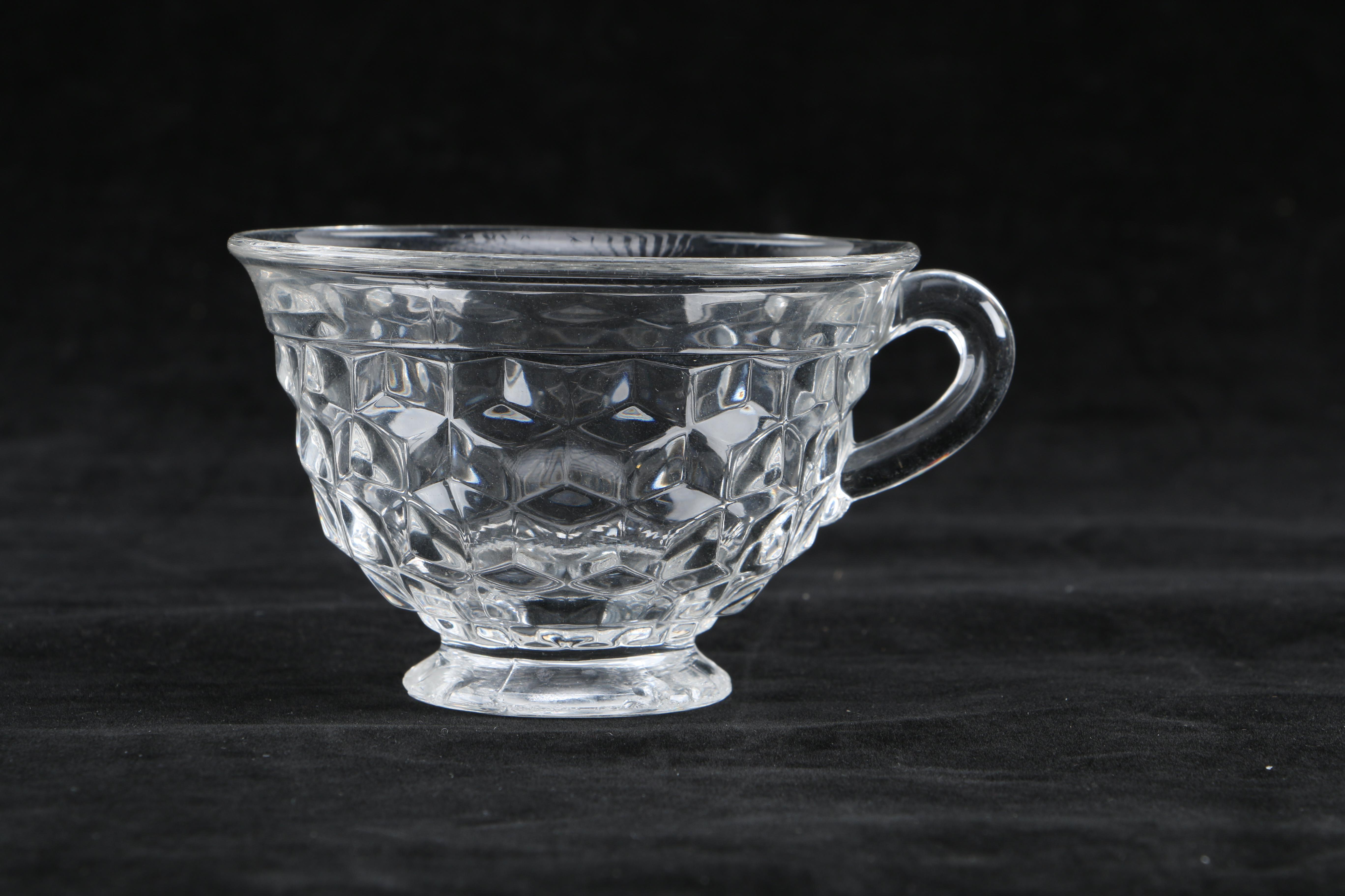 Set of Mainly Fostoria "American" Glass Dinnerware and Serveware