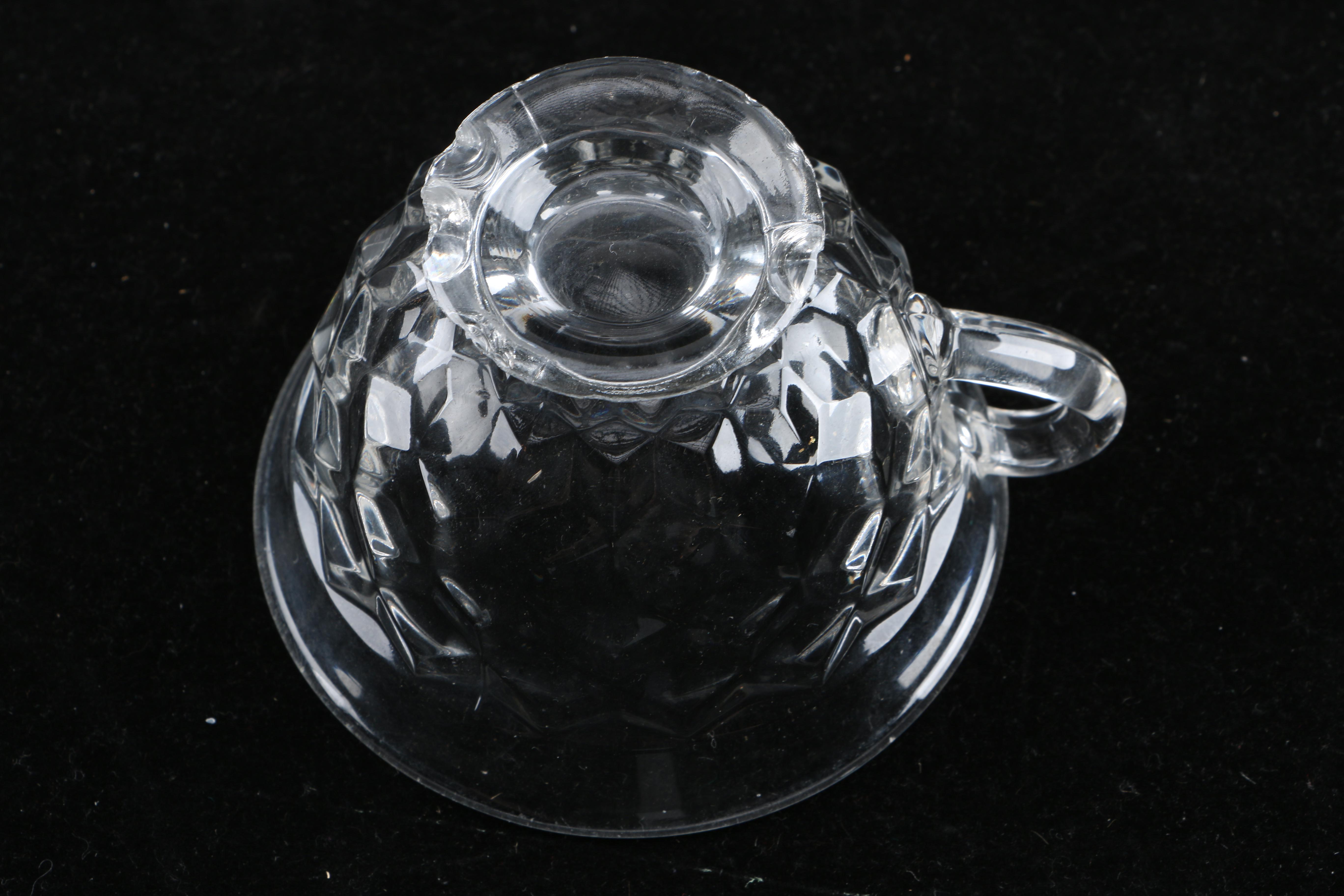 Set of Mainly Fostoria "American" Glass Dinnerware and Serveware