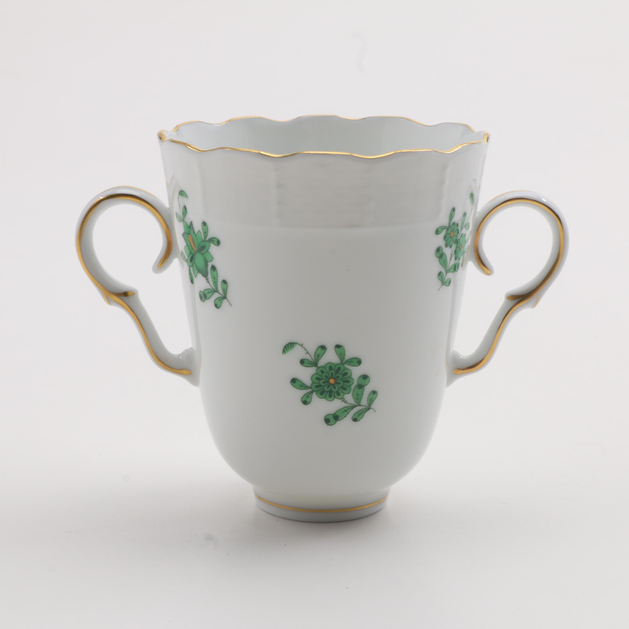 Herend Porcelain "Green Chinese Bouquet" Pitchers and More