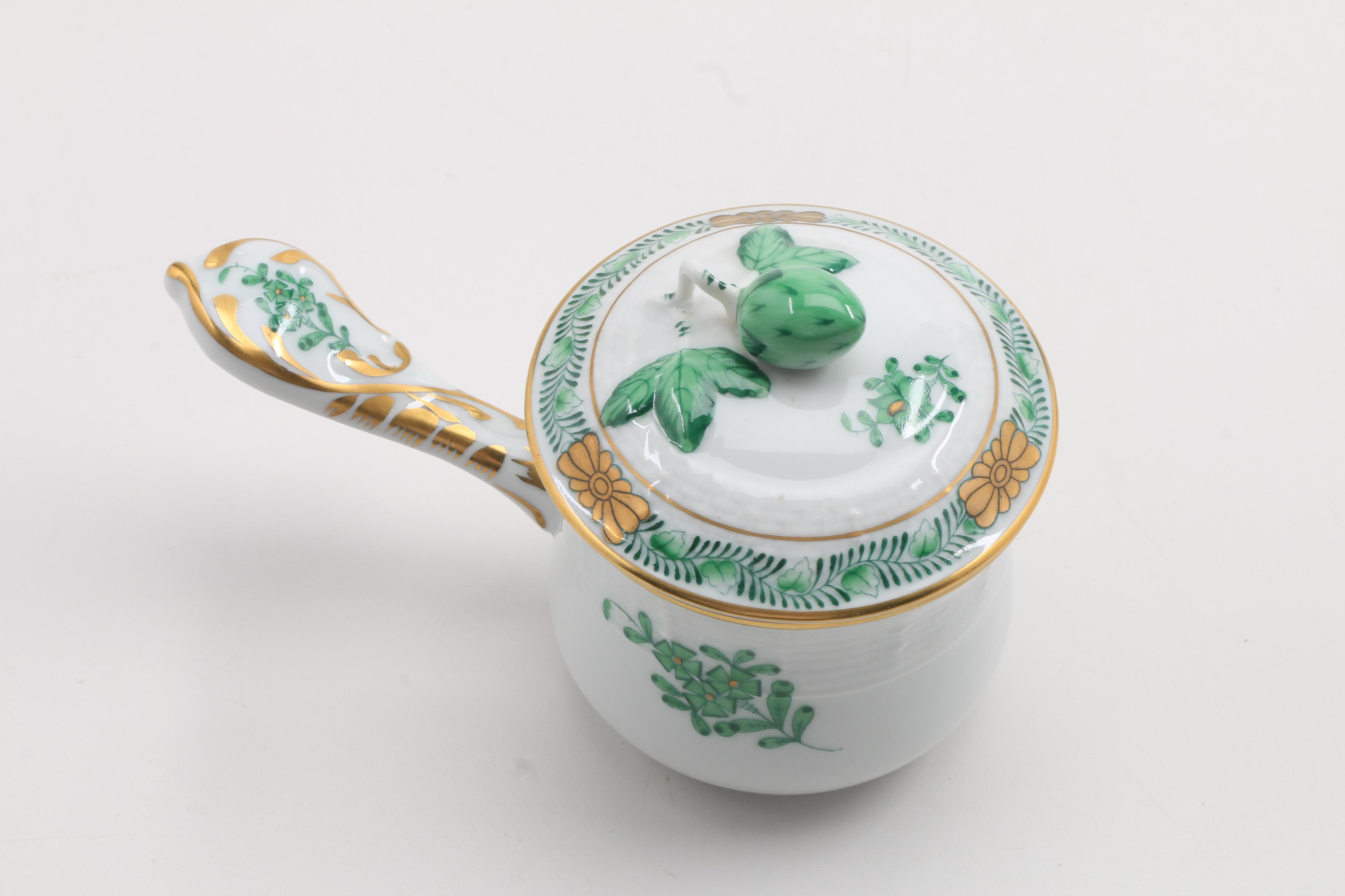 Herend Porcelain "Green Chinese Bouquet" Pitchers and More