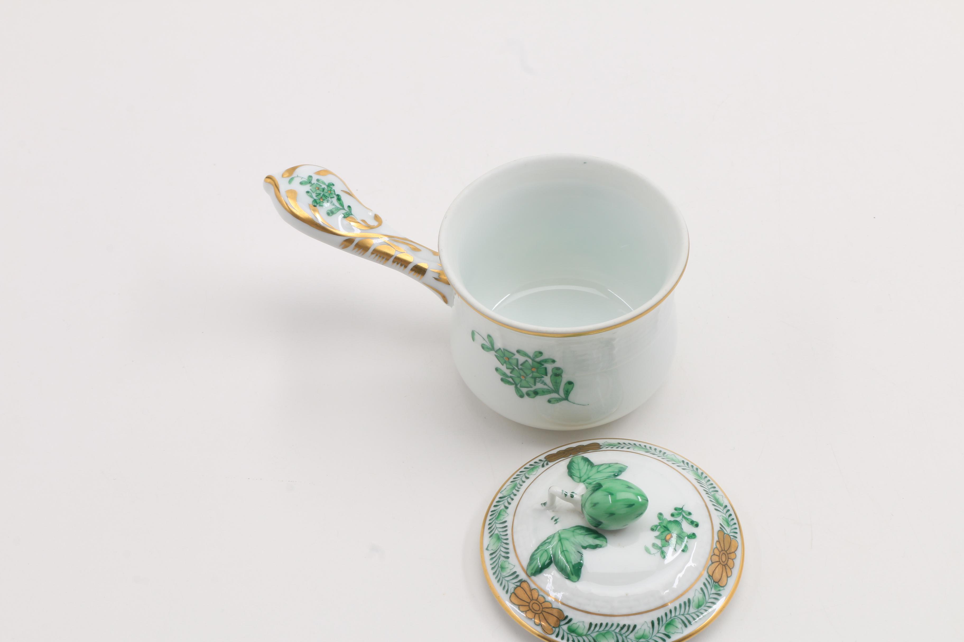 Herend Porcelain "Green Chinese Bouquet" Pitchers and More