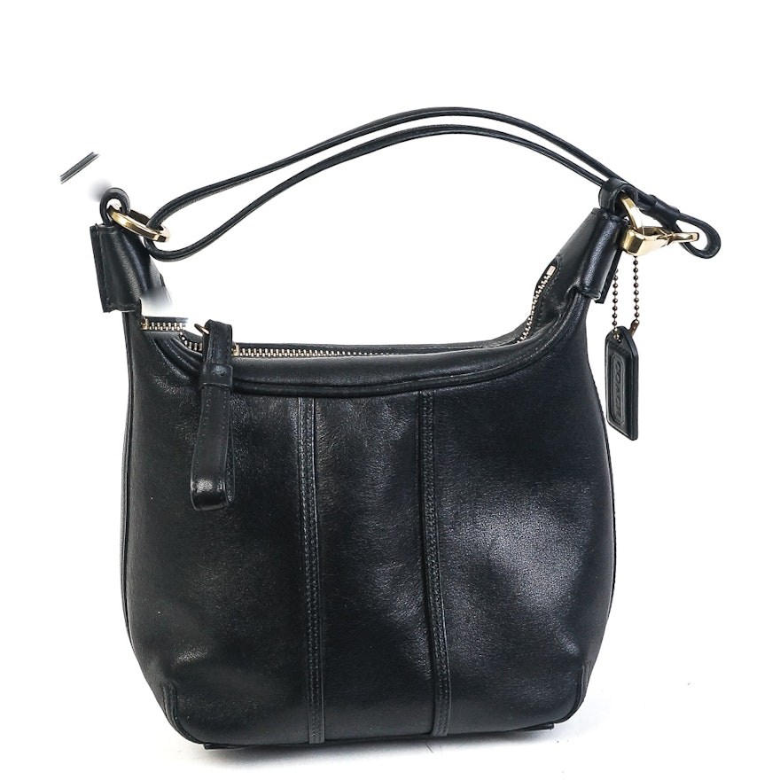 Coach Black Leather Handbag