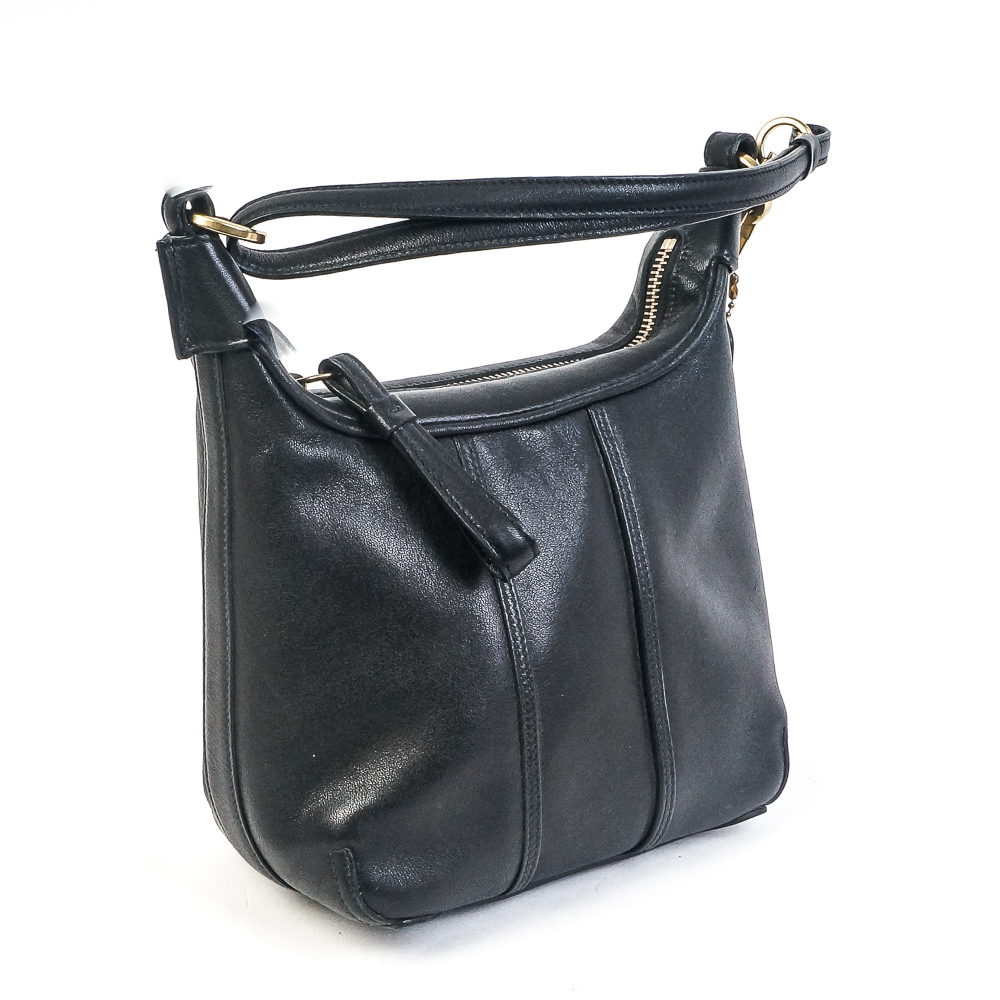 Coach Black Leather Handbag