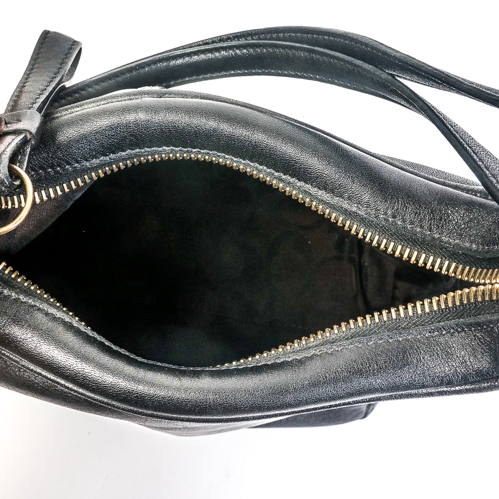 Coach Black Leather Handbag