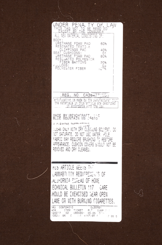 Benchcraft Overstuffed Armchair