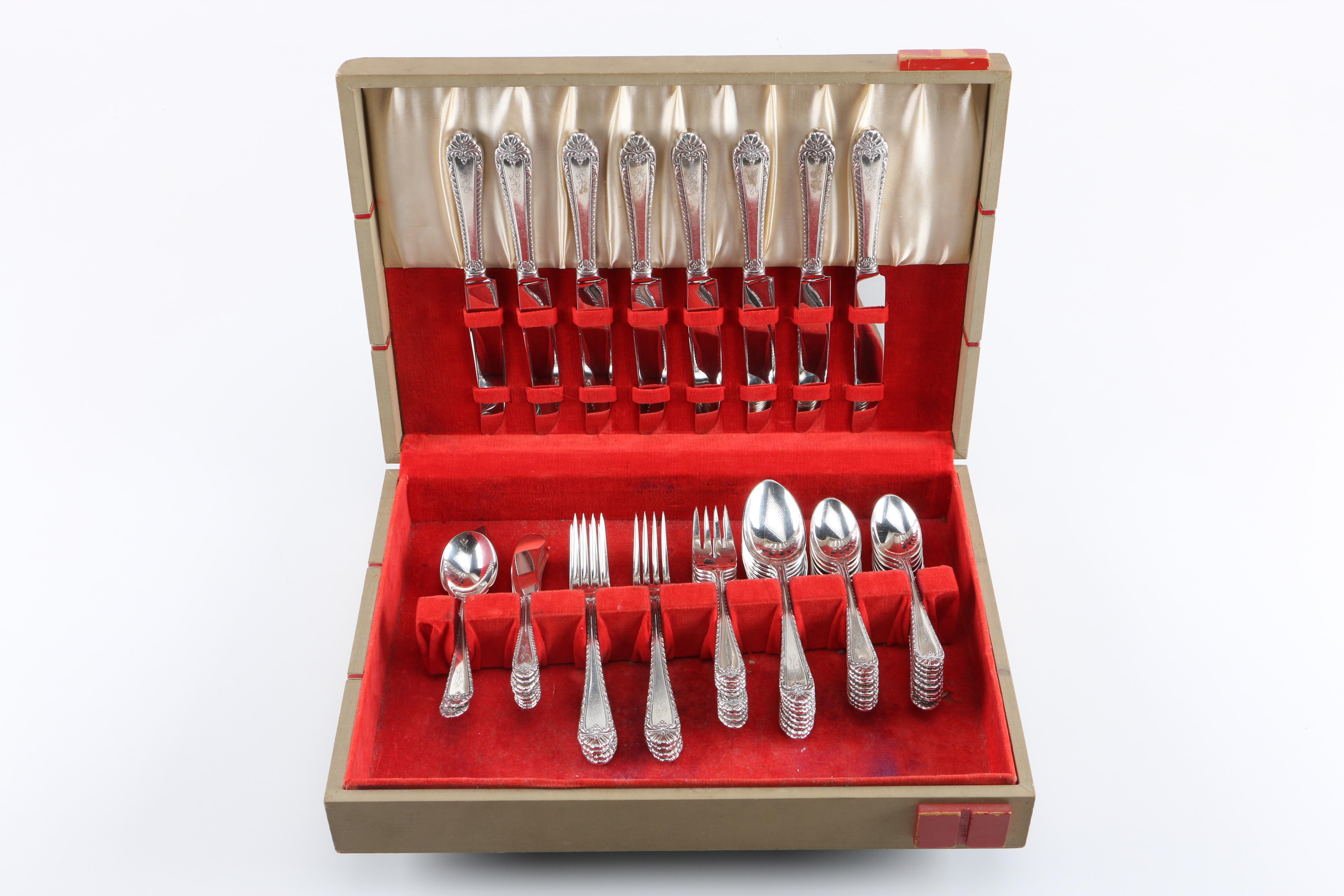 Reed & Barton "Old London" Silver Plate Flatware Set