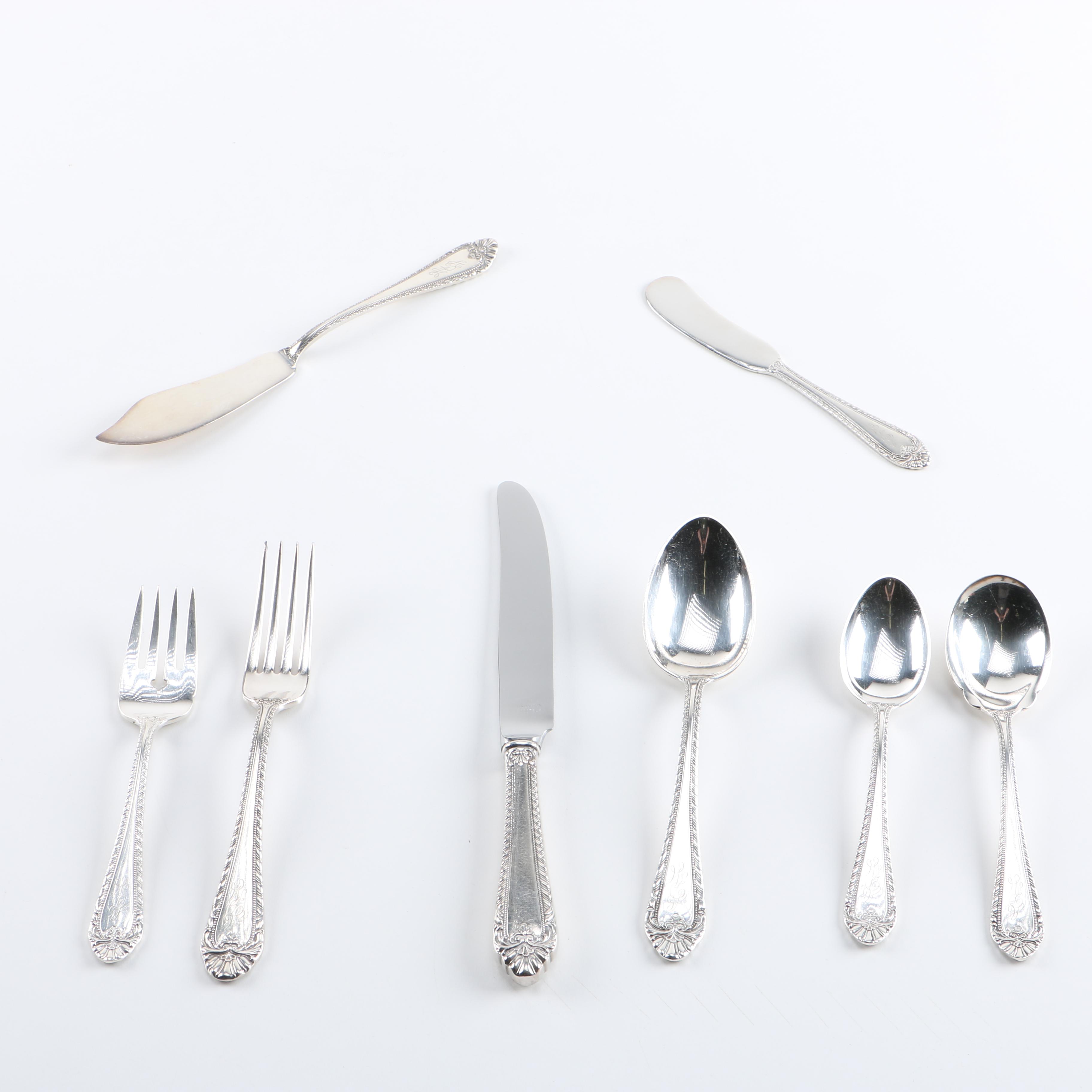 Reed & Barton "Old London" Silver Plate Flatware Set