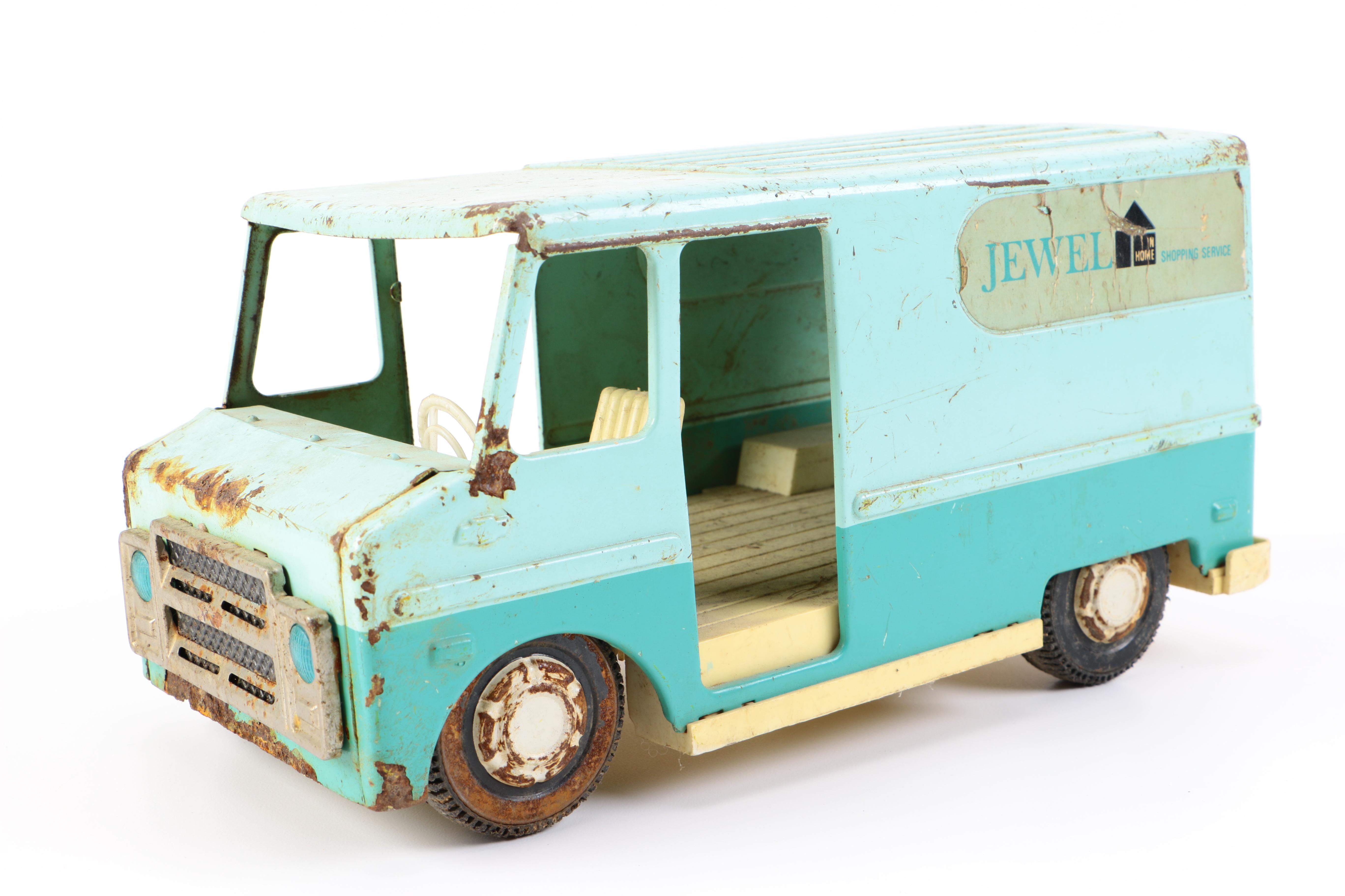 Toy Vehicles Including 1960s "Gay School Bus"