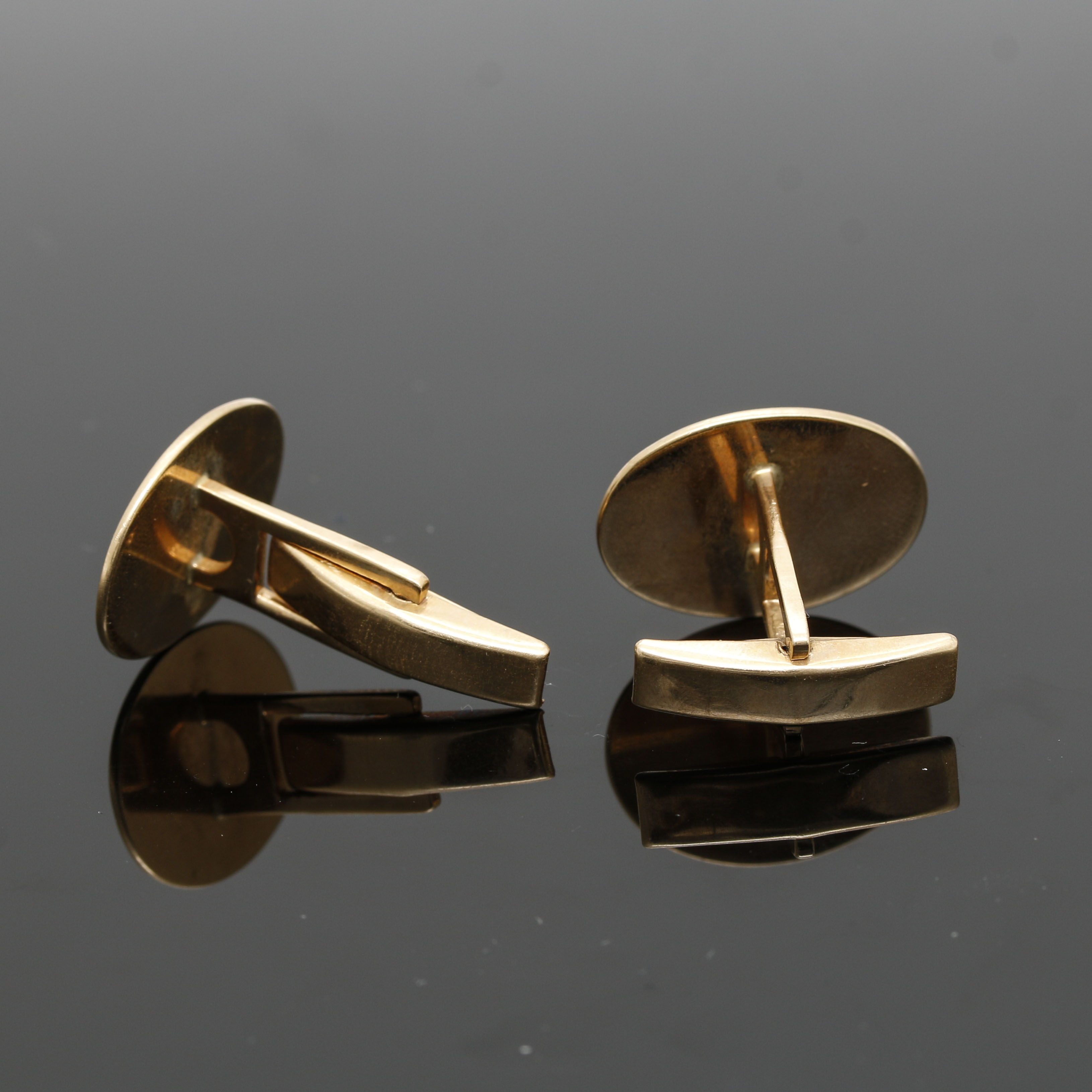 14K Yellow Gold Cufflinks