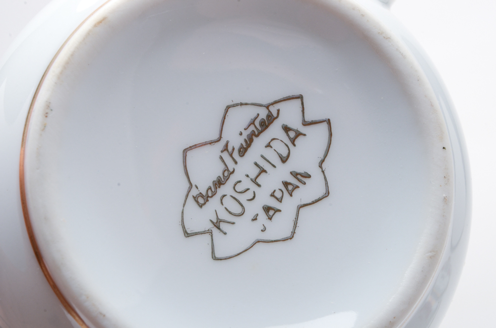 Koshida Japan Hand-Painted Porcelain Tea Set