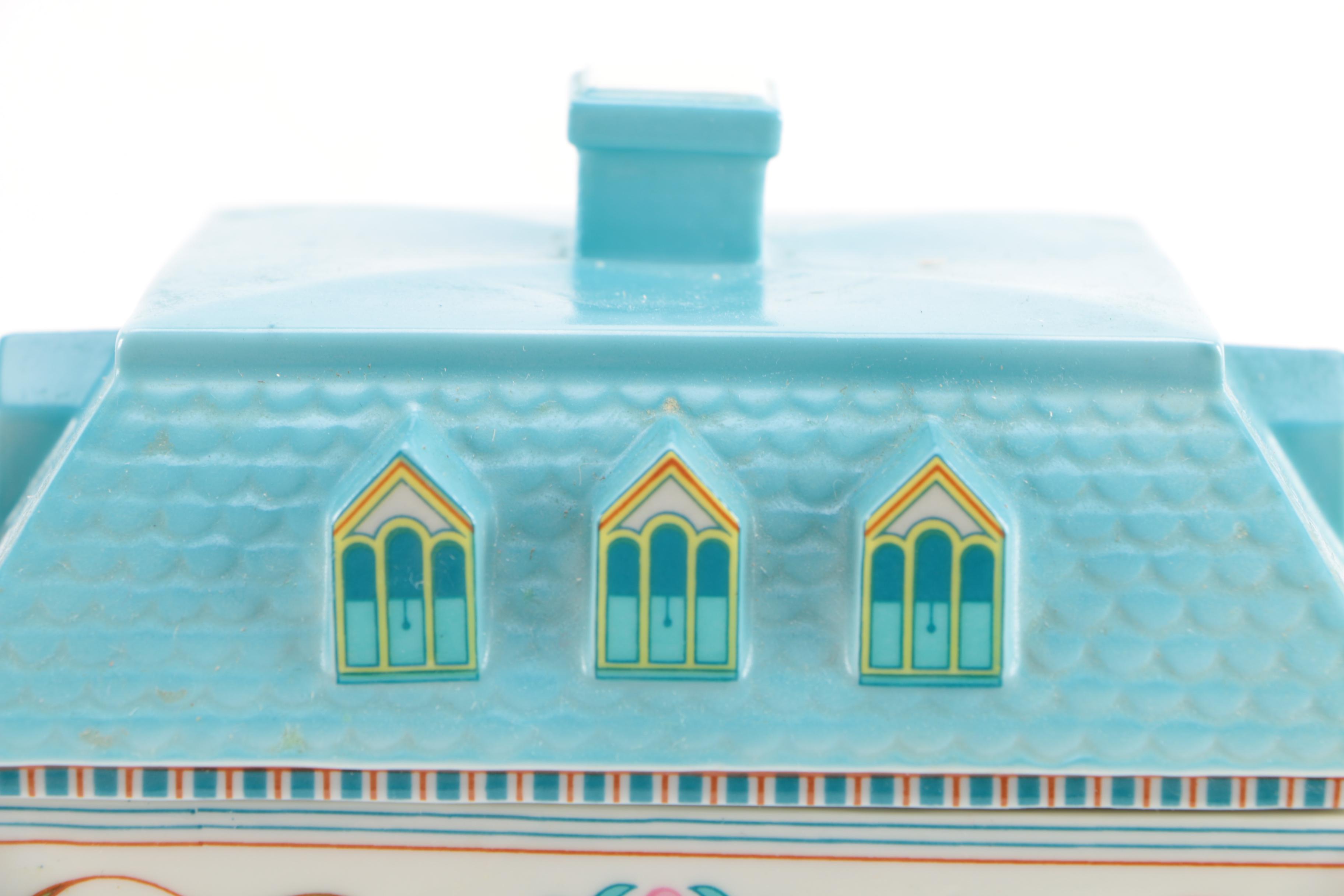 Lenox Ceramic Jars "The Lenox Village Canisters"