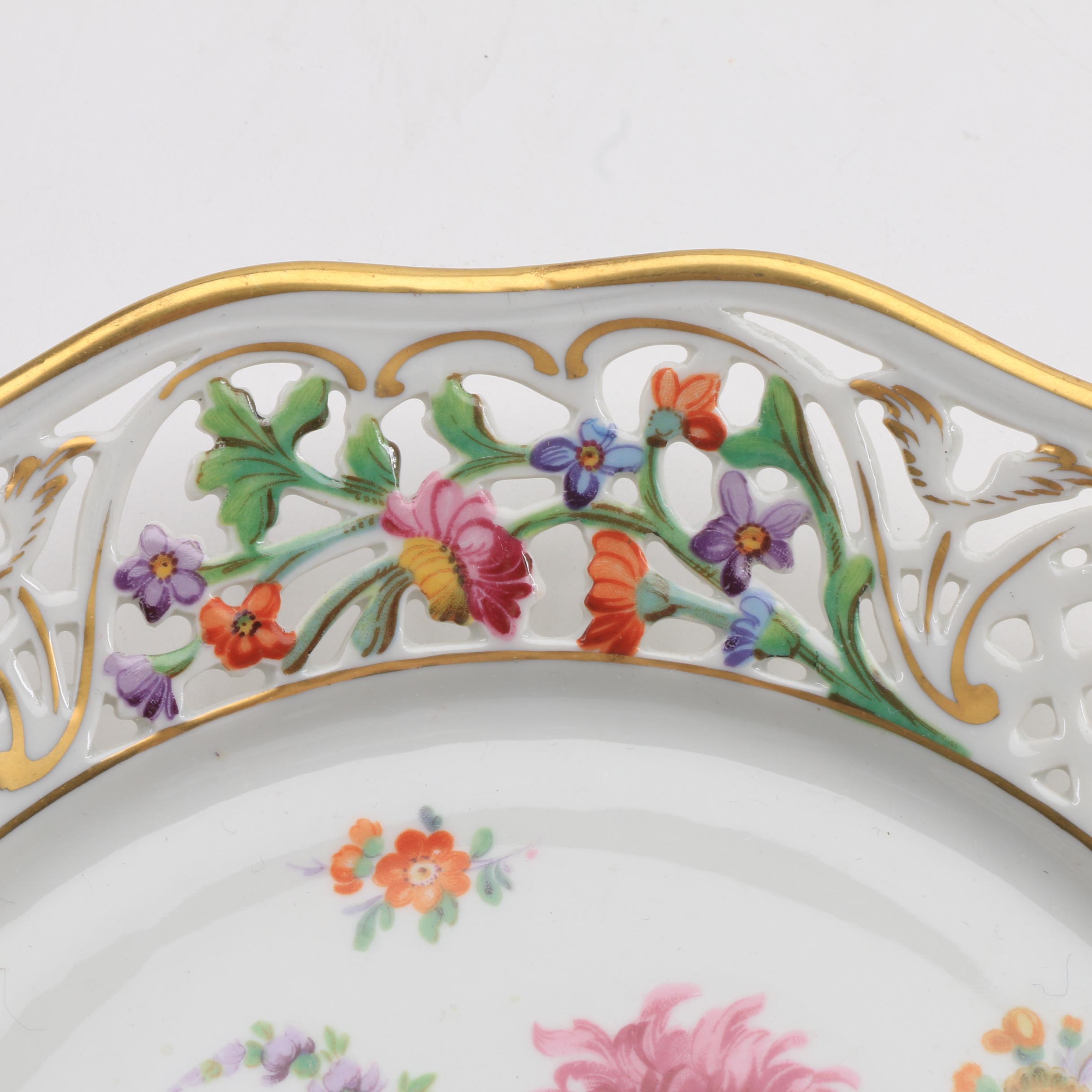 Assorted Schumann Bavaria "Chateau Bouquet" Plates