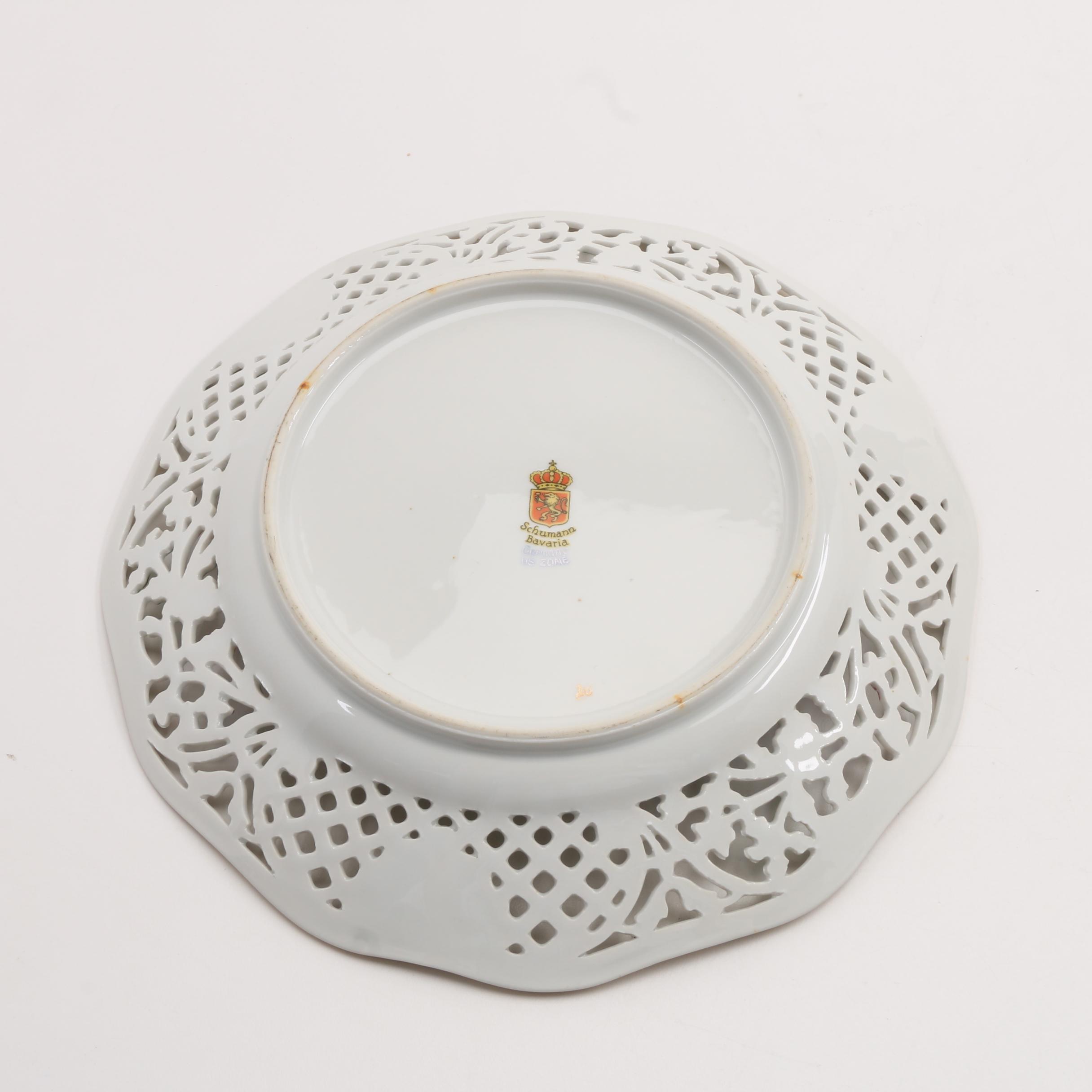 Assorted Schumann Bavaria "Chateau Bouquet" Plates