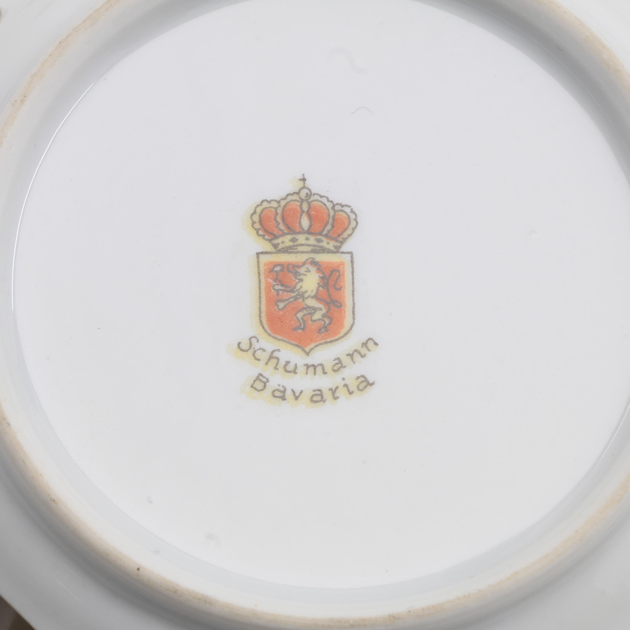 Assorted Schumann Bavaria "Chateau Bouquet" Plates