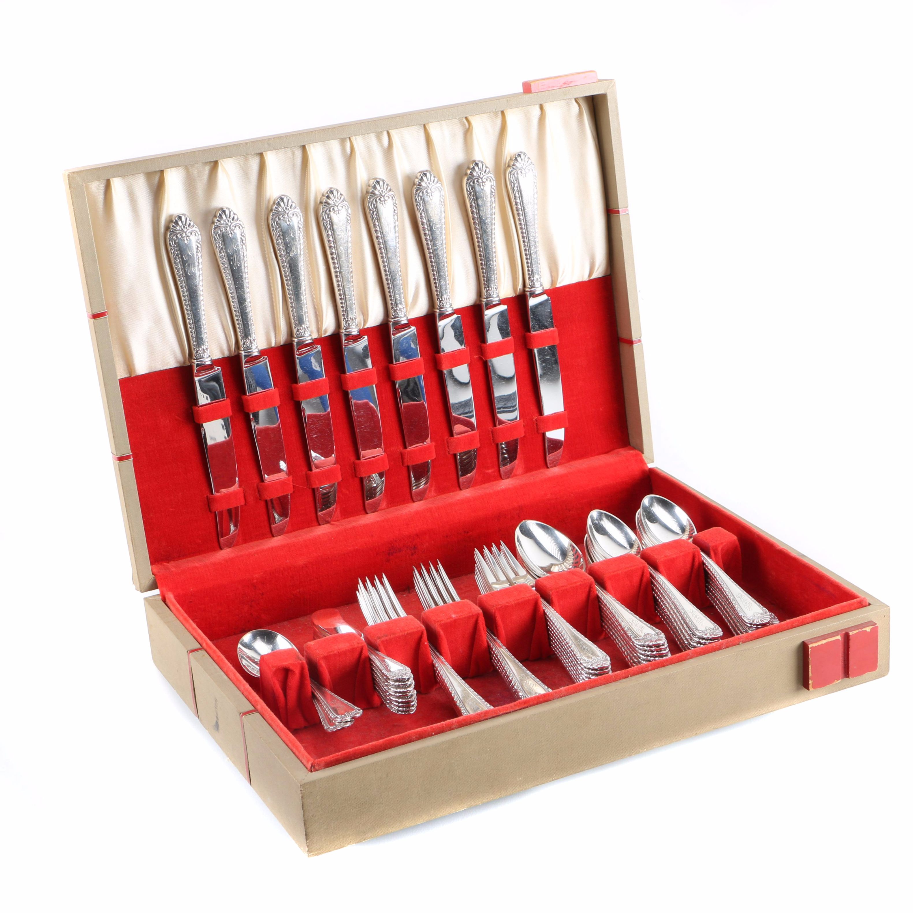 Reed & Barton "Old London" Silver Plate Flatware Set