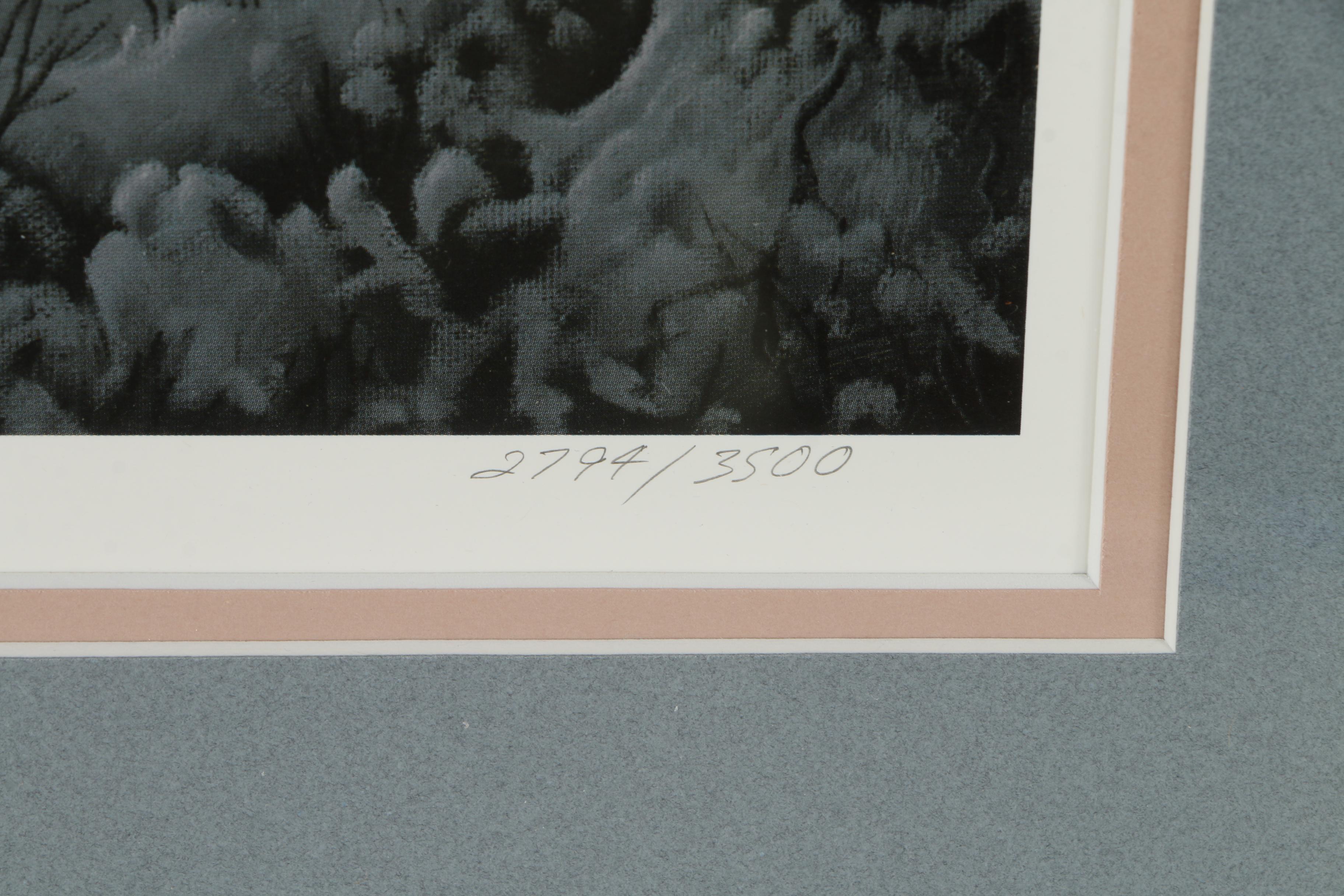 Jesse Barnes Limited Edition Offset Lithograph "Spirit of the Season"