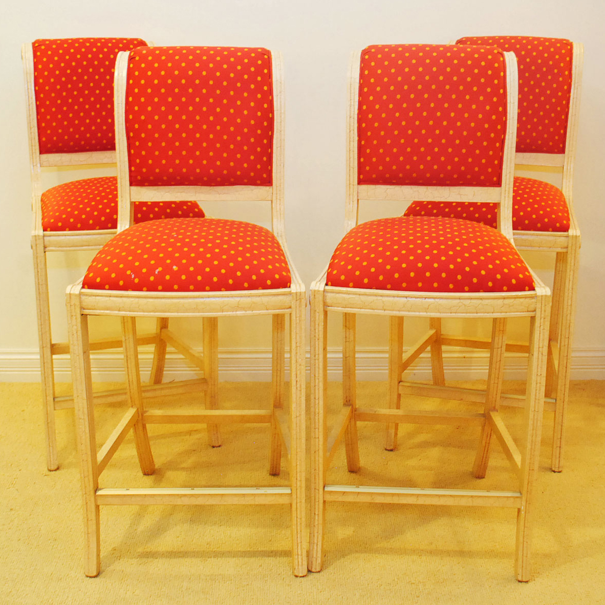 Four "Rodeo Armless" Barstools by Modus Furniture