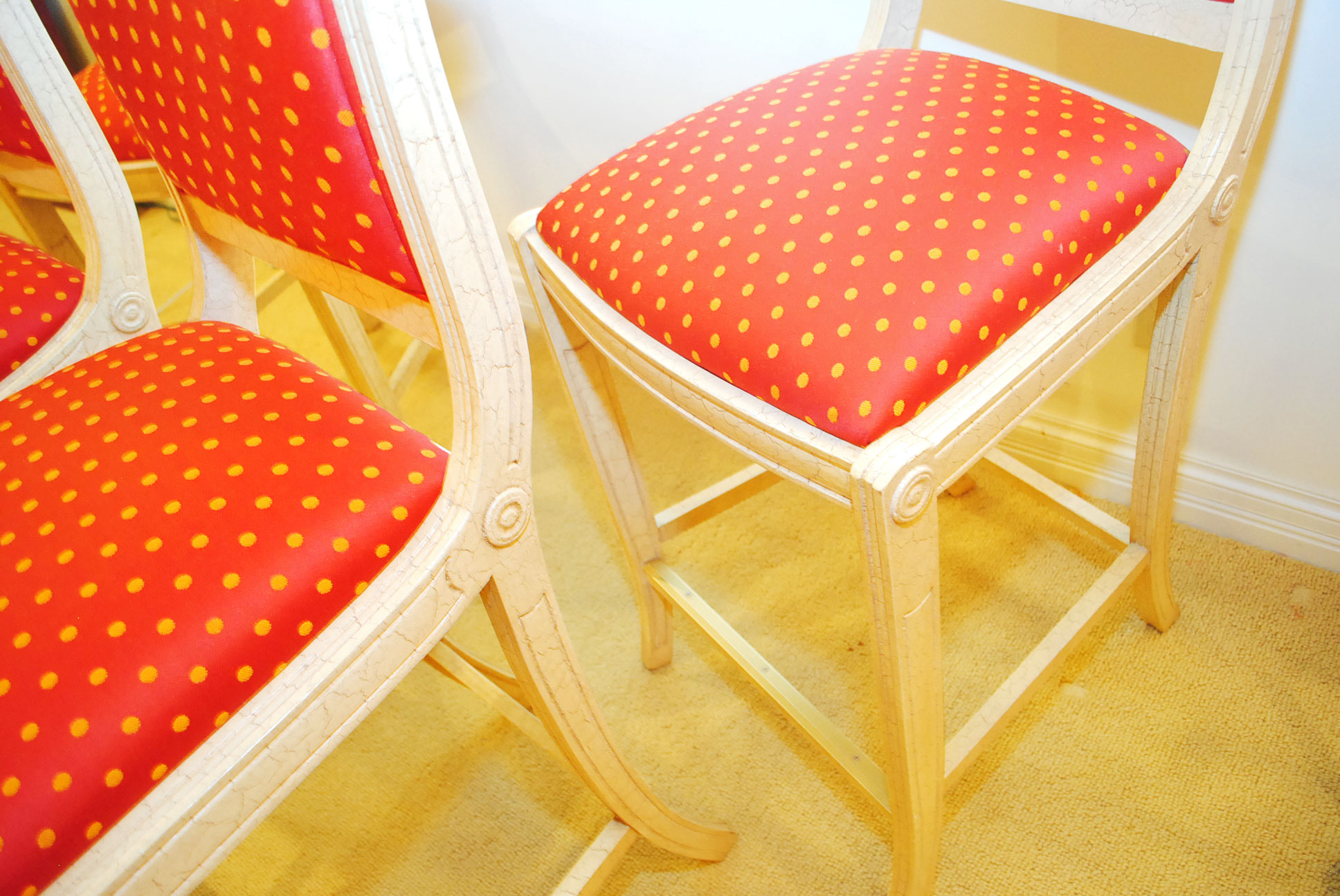 Four "Rodeo Armless" Barstools by Modus Furniture