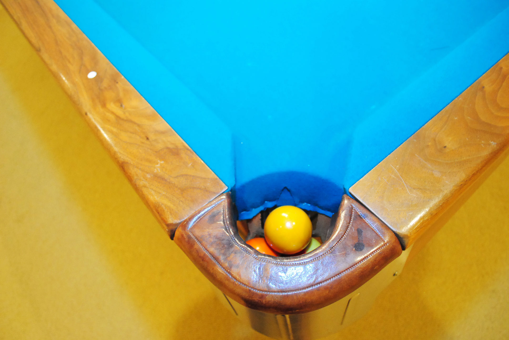 Vintage Steepleton Slate Billiards Table