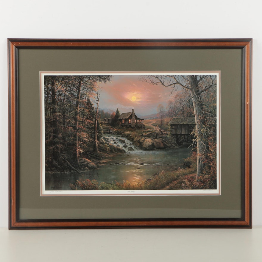 Jesse Barnes Limited Edition Offset Lithograph "Indian Summer"
