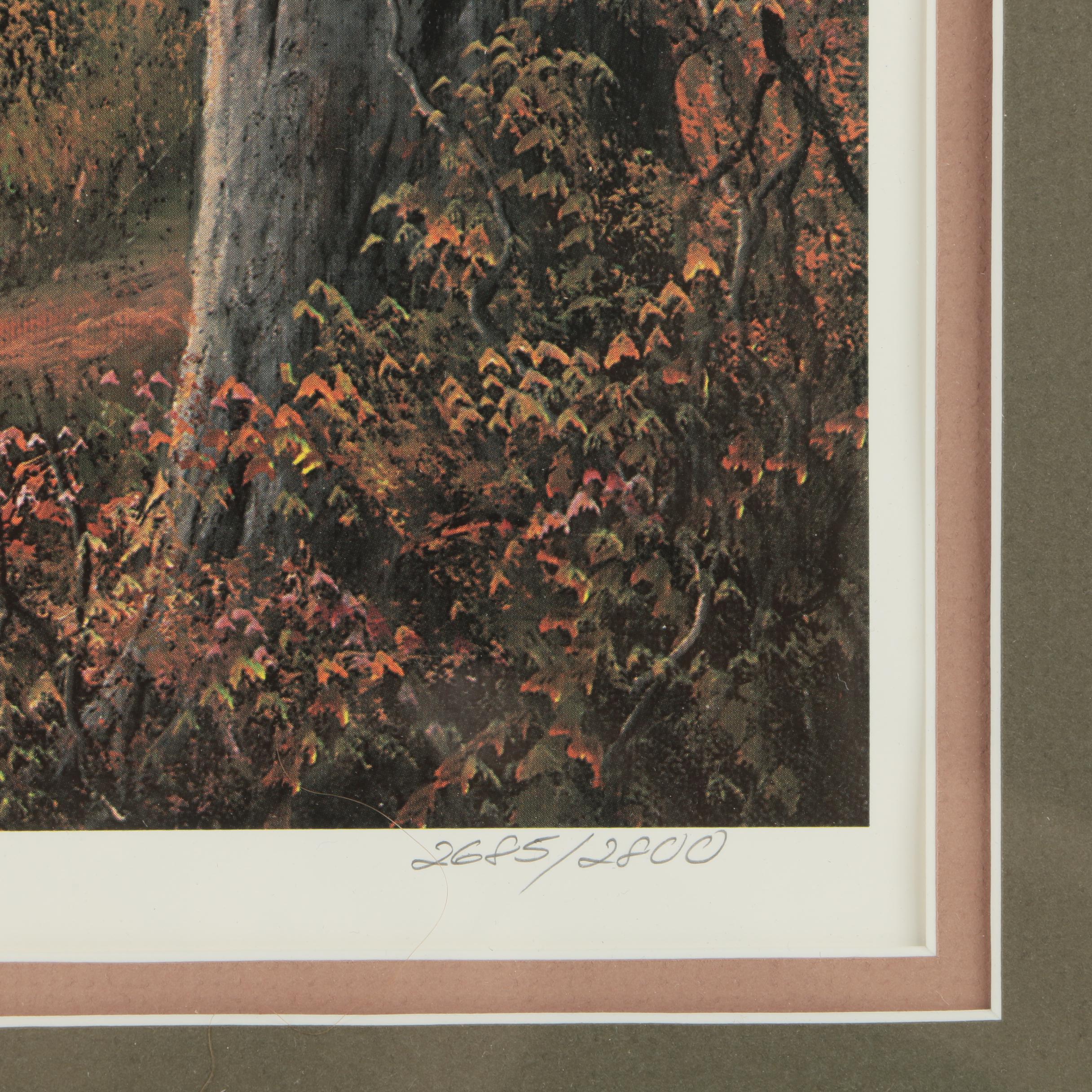 Jesse Barnes Limited Edition Offset Lithograph "Indian Summer"