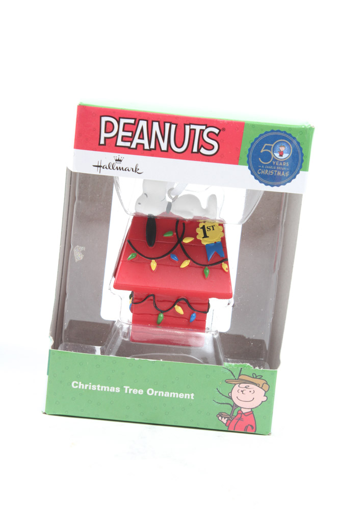 Peanuts and Spider-Man Christmas Ornaments