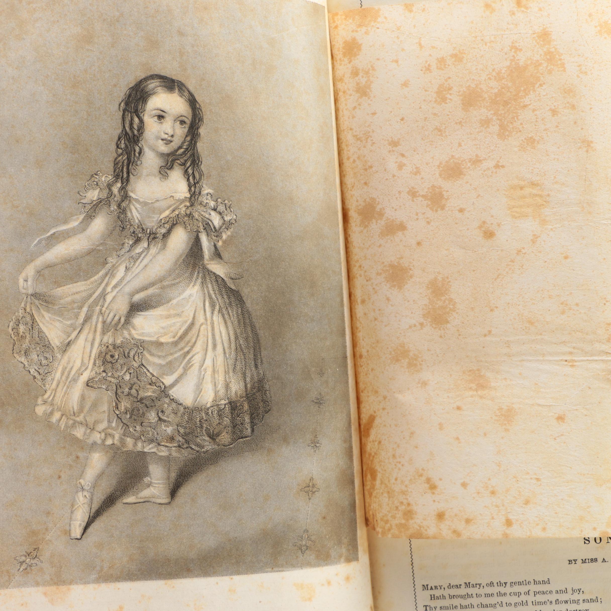 1844–1845 "Godey's Lady's Book" Bound Volumes