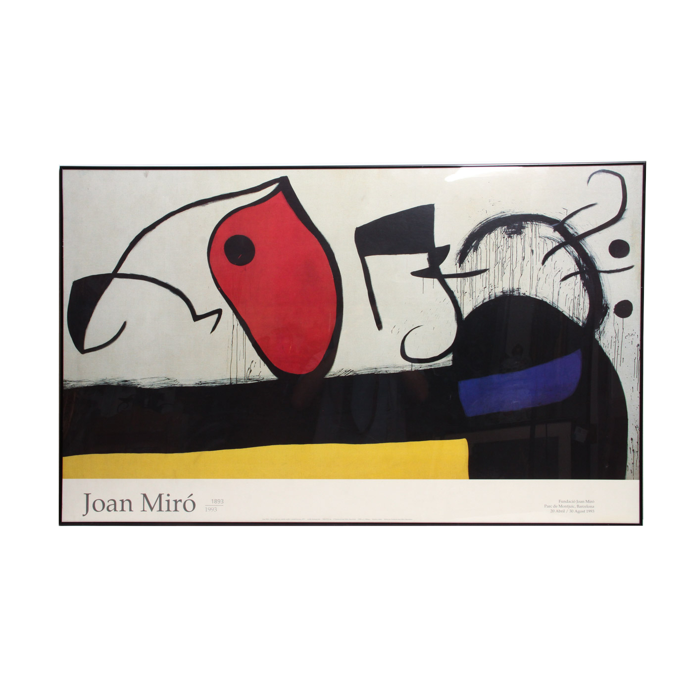 Vintage Joan Miro Museum Poster