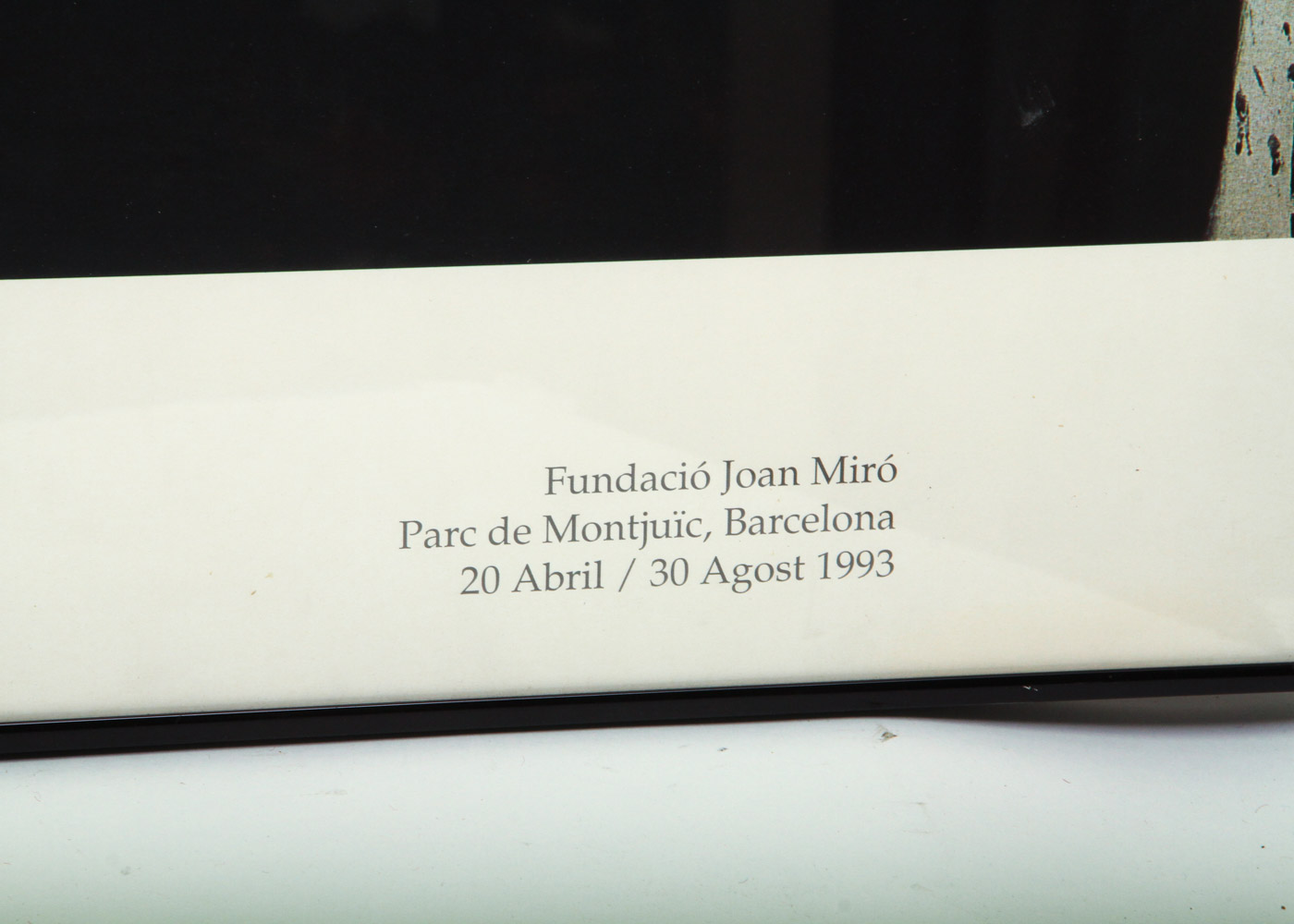 Vintage Joan Miro Museum Poster