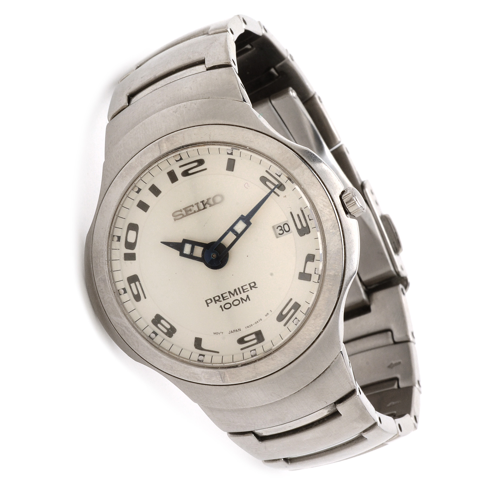 Seiko Premier Stainless Steel Watch